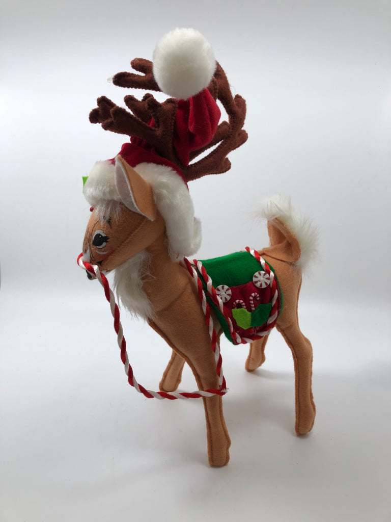 ANNALEE CHRISTMAS STANDING REINDEER.