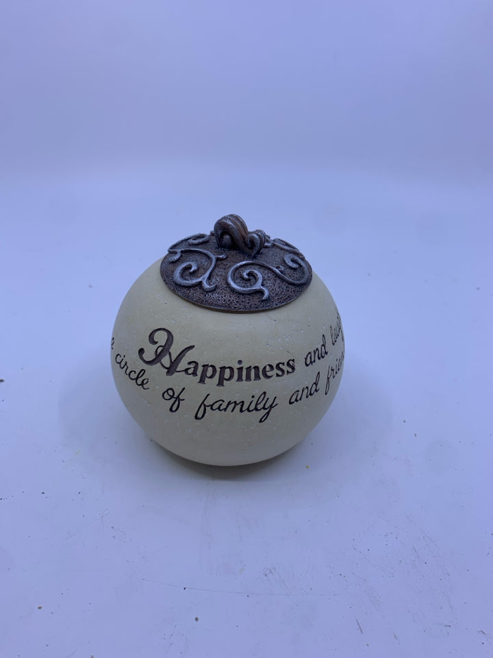 HAPPINESS TEA LIGHT HOLDER.