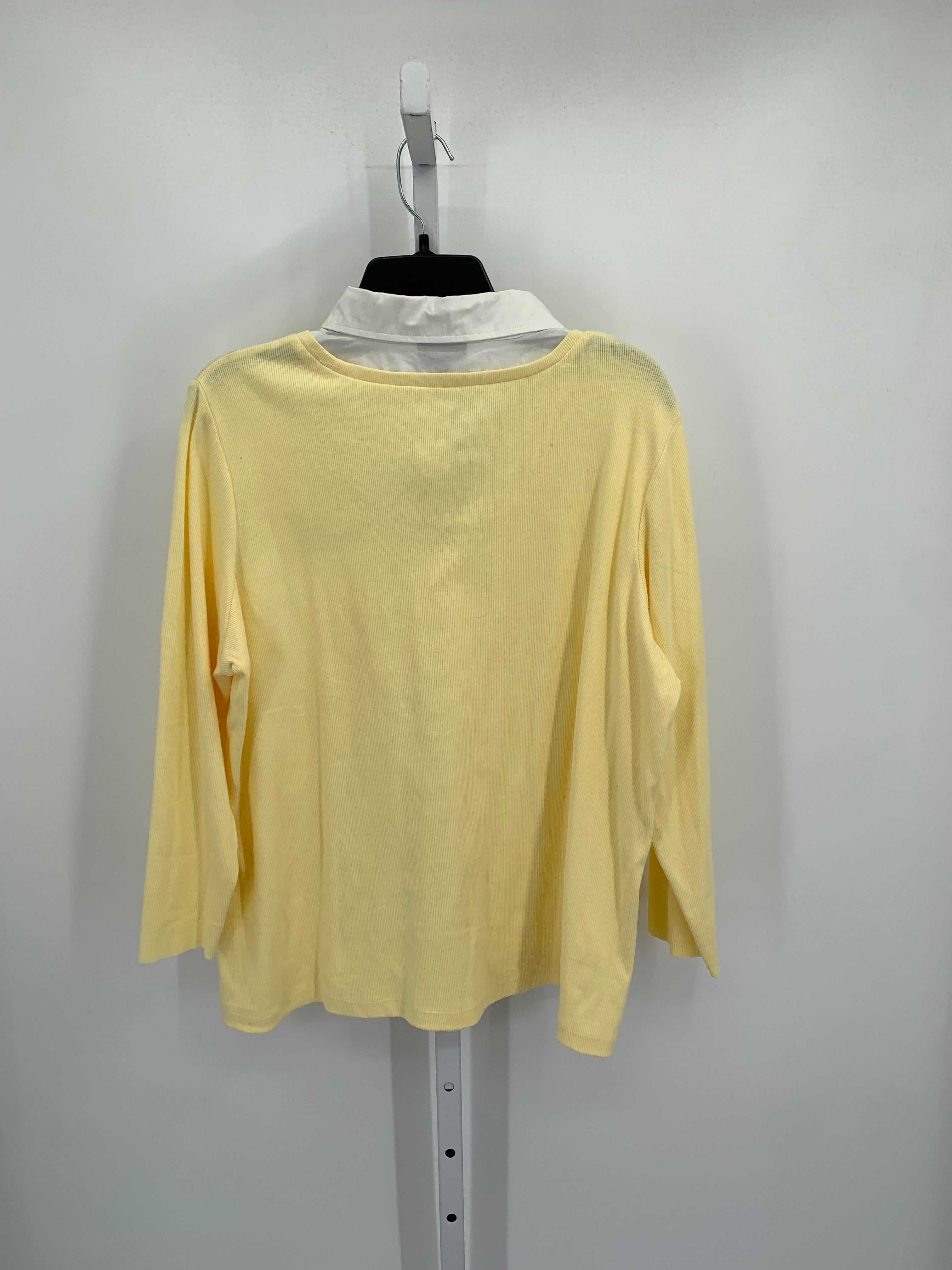 Size 1X Womens Long Sleeve Shirt