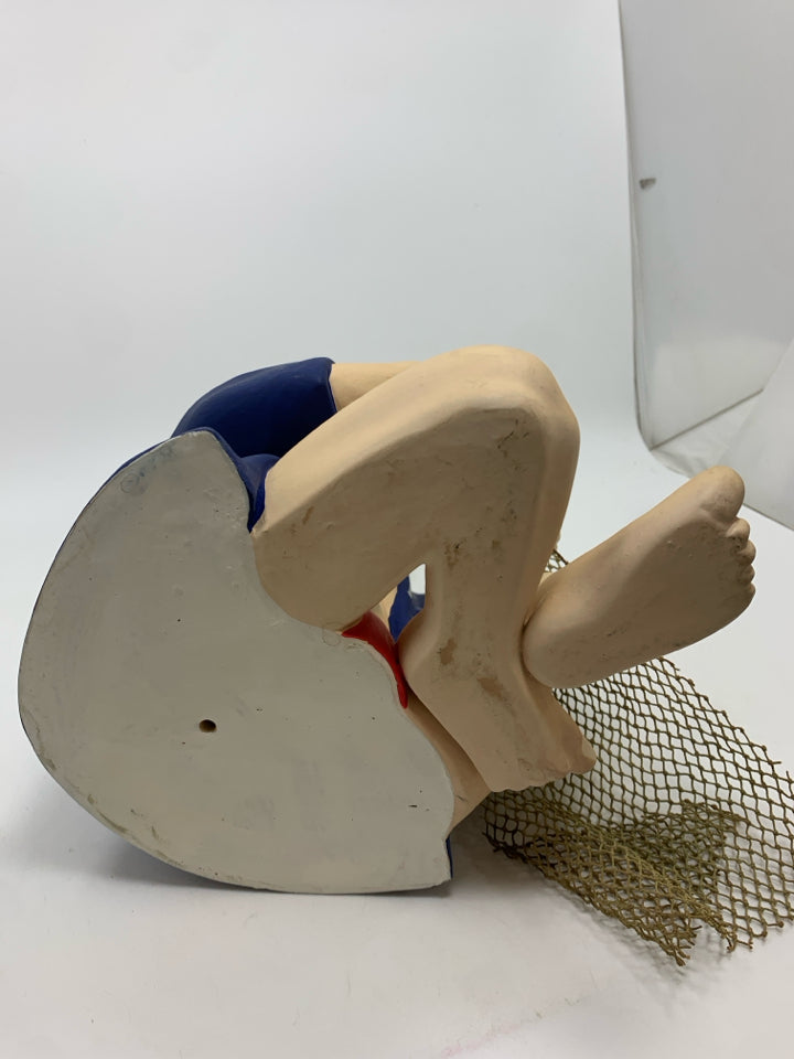 HAKATA STYLE FISHERMAN FIGURINE.