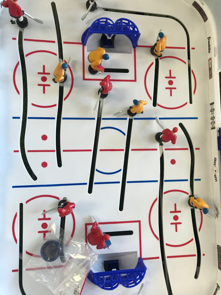 Franklin Sports Table Top Rod Hockey Game Set *1 PUCK INCLUDED*