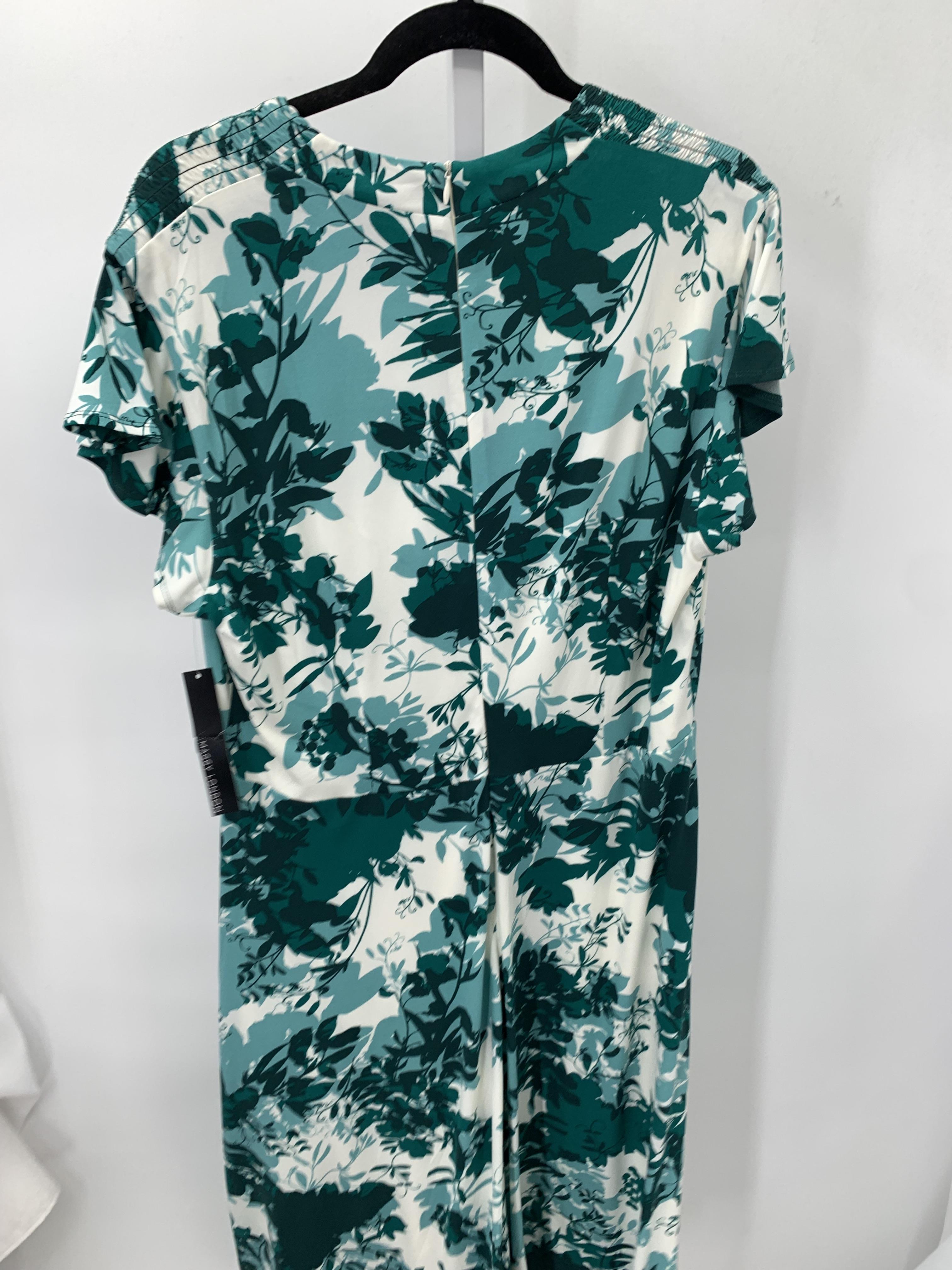 Maggy London Size 16 Misses Short Sleeve Dress