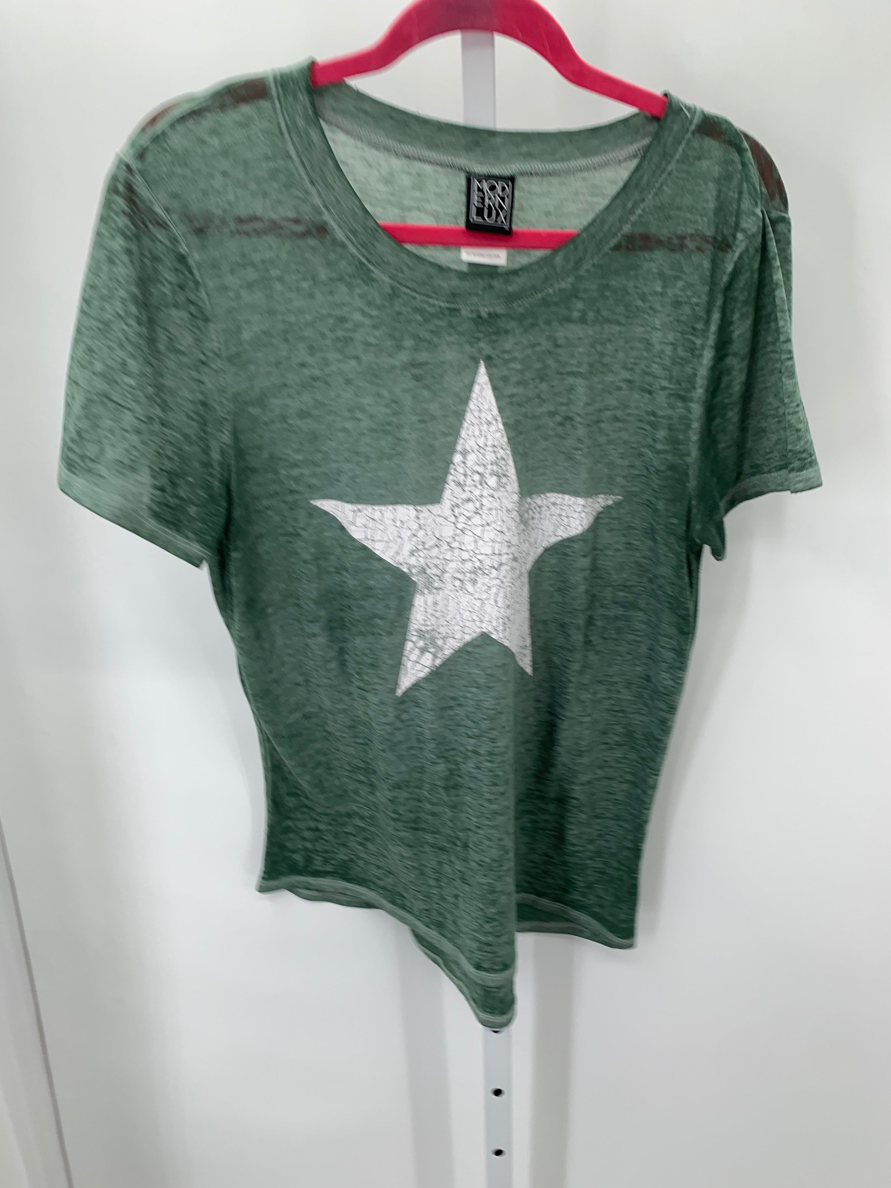 Modern Lux Size Extra Large Juniors Short Sleeve Shirt