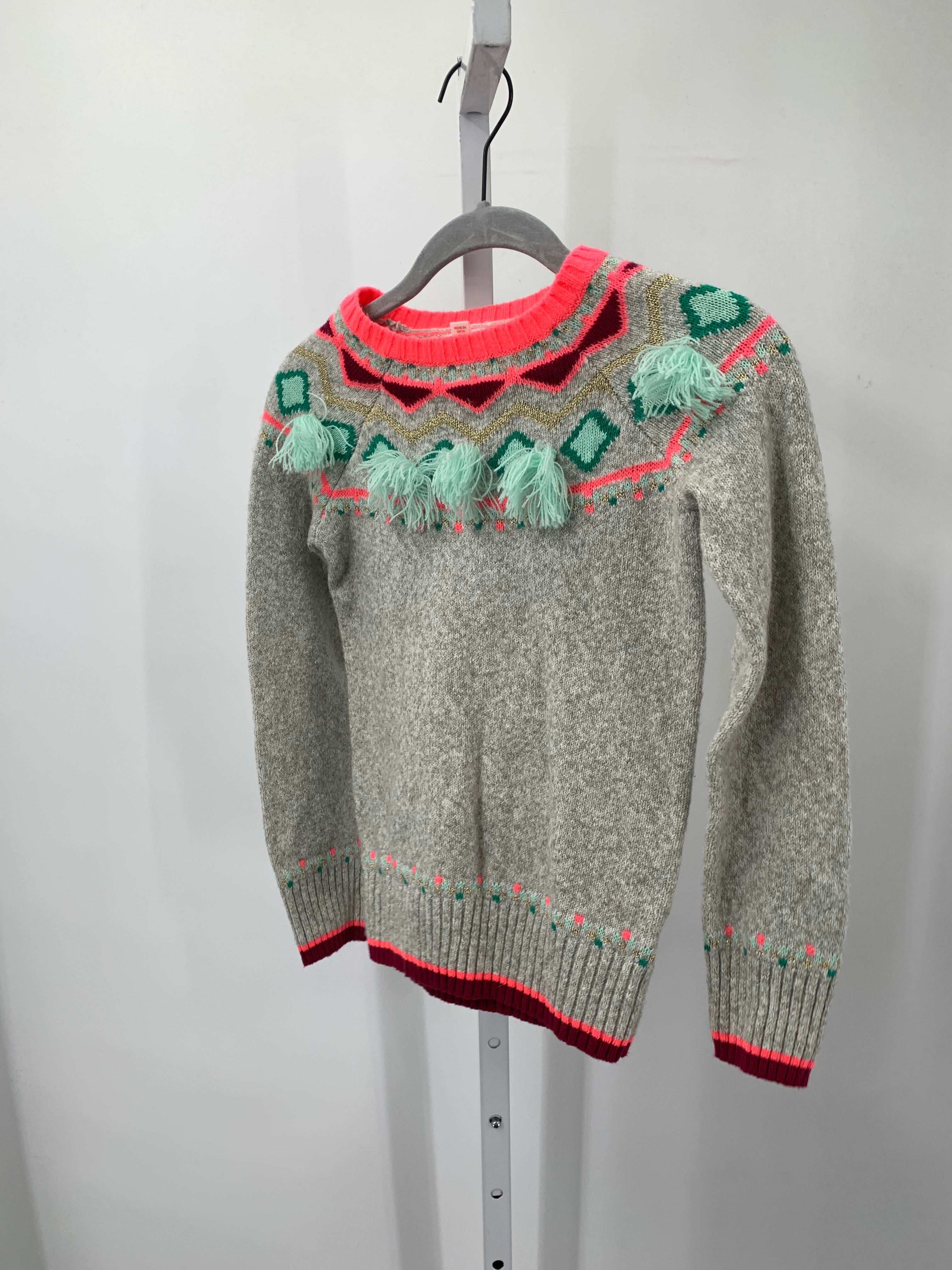 Cat & Jack Size 7-8 Girls Long Sleeve Sweater