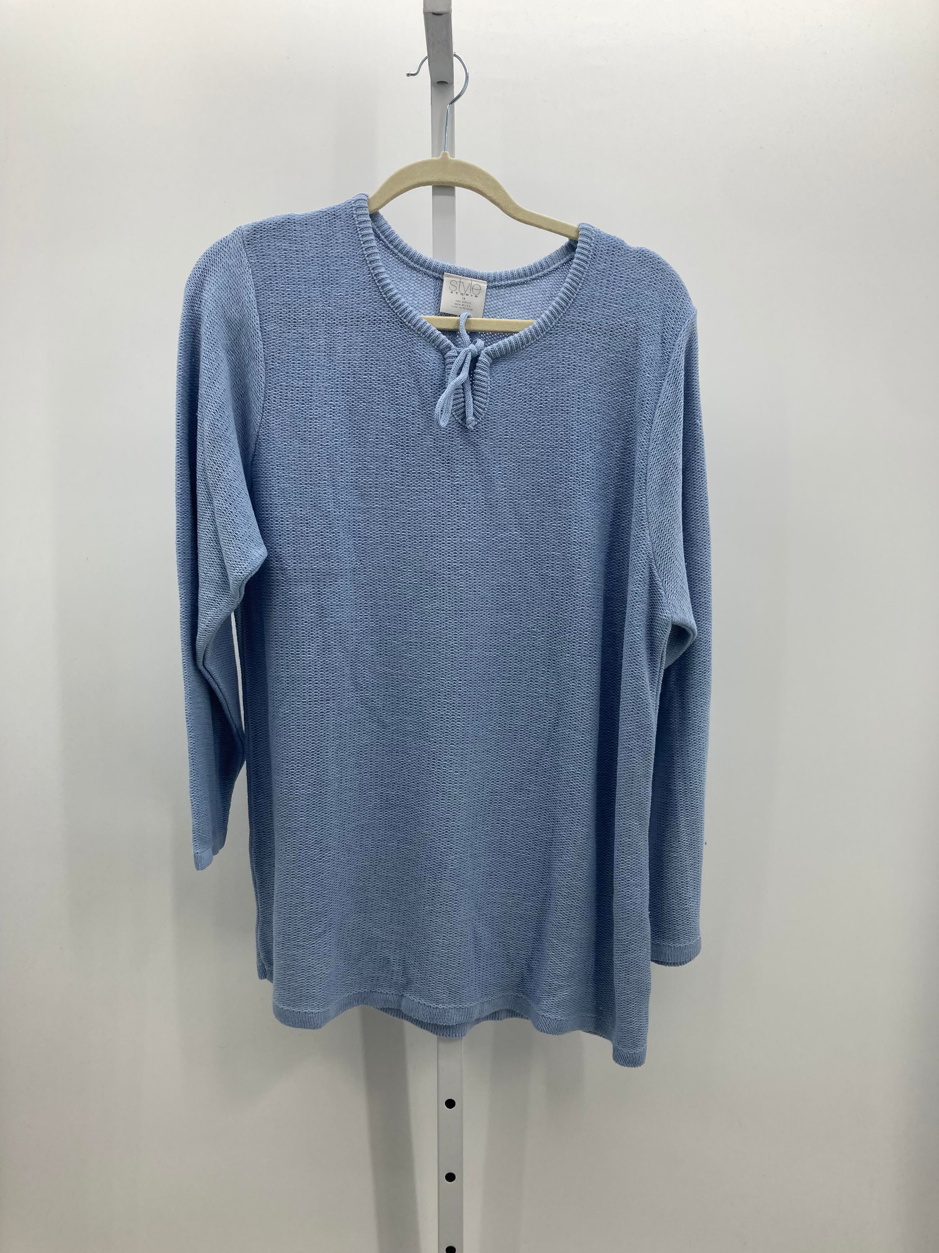 Size 1X Womens Long Slv Sweater
