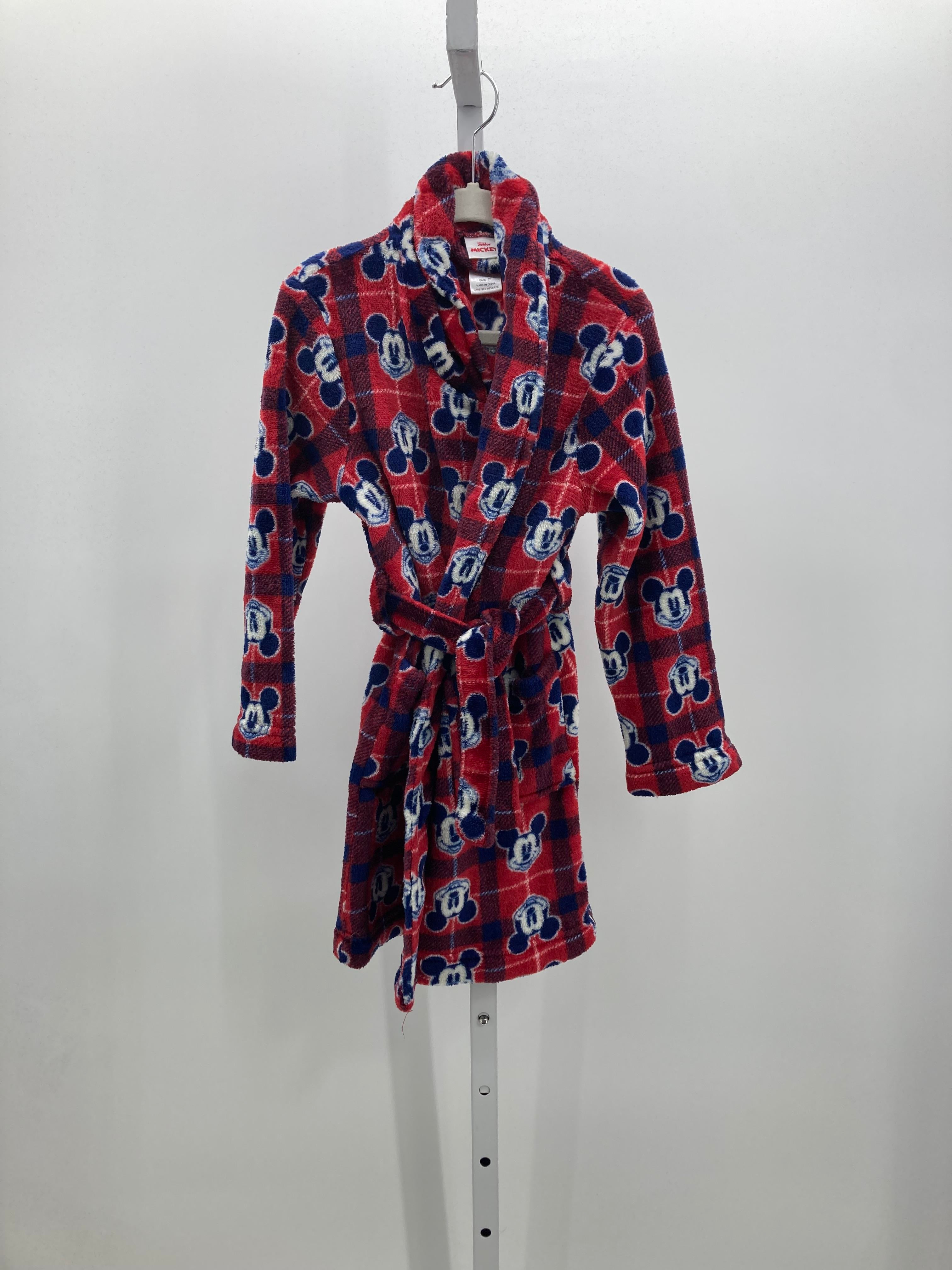 BLUE PLAID FLEECE MICKEY MOUSE