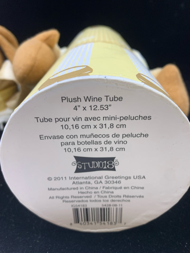 MOUSE PLUSH WINE TUBE/GIFT BOX.