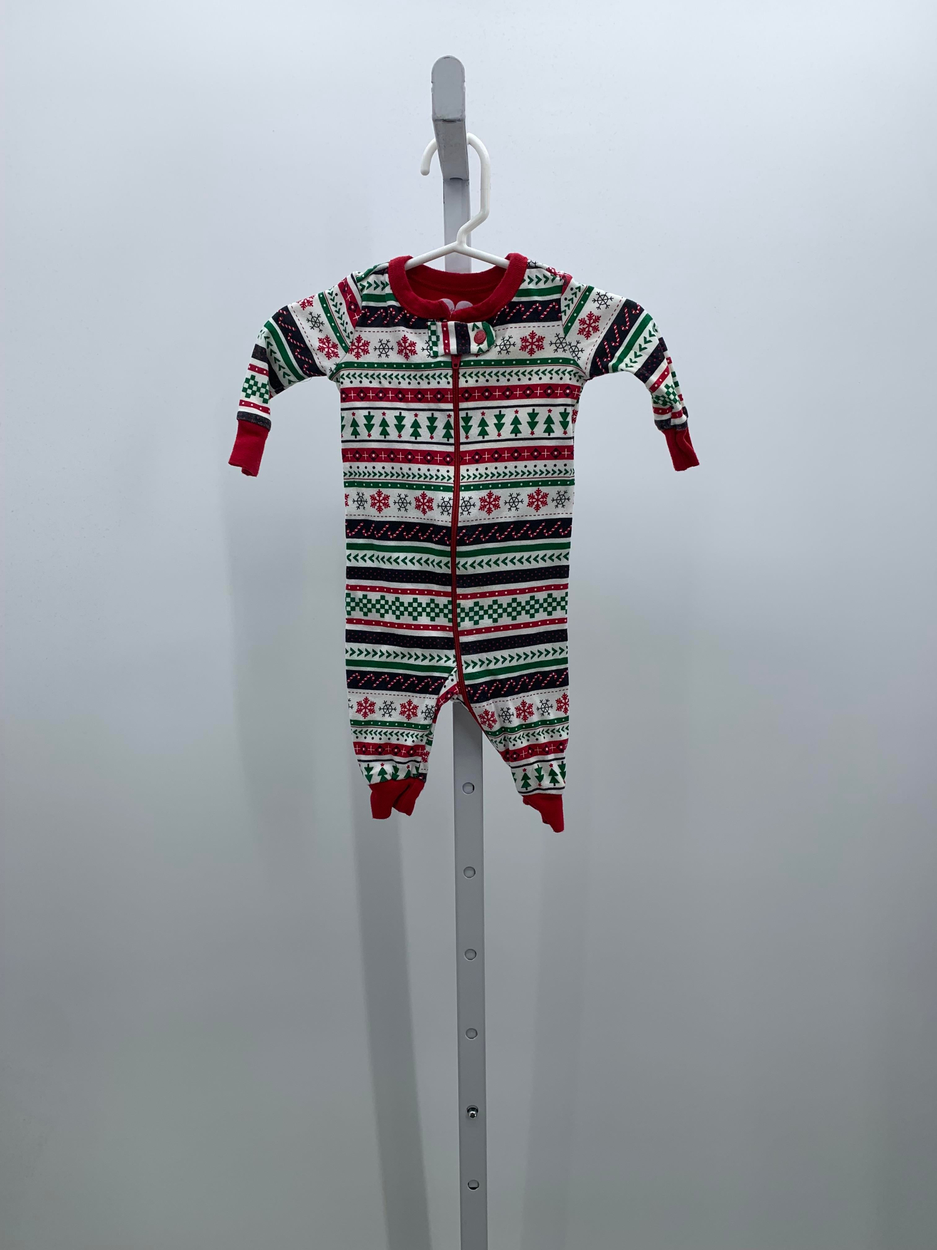 LONG SLV ROMPER PATTERN STRIPES