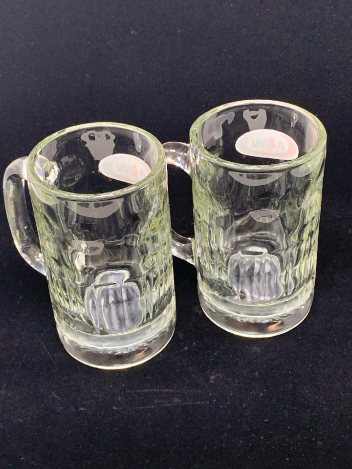 2 A&W ROOT BEER MUGS.