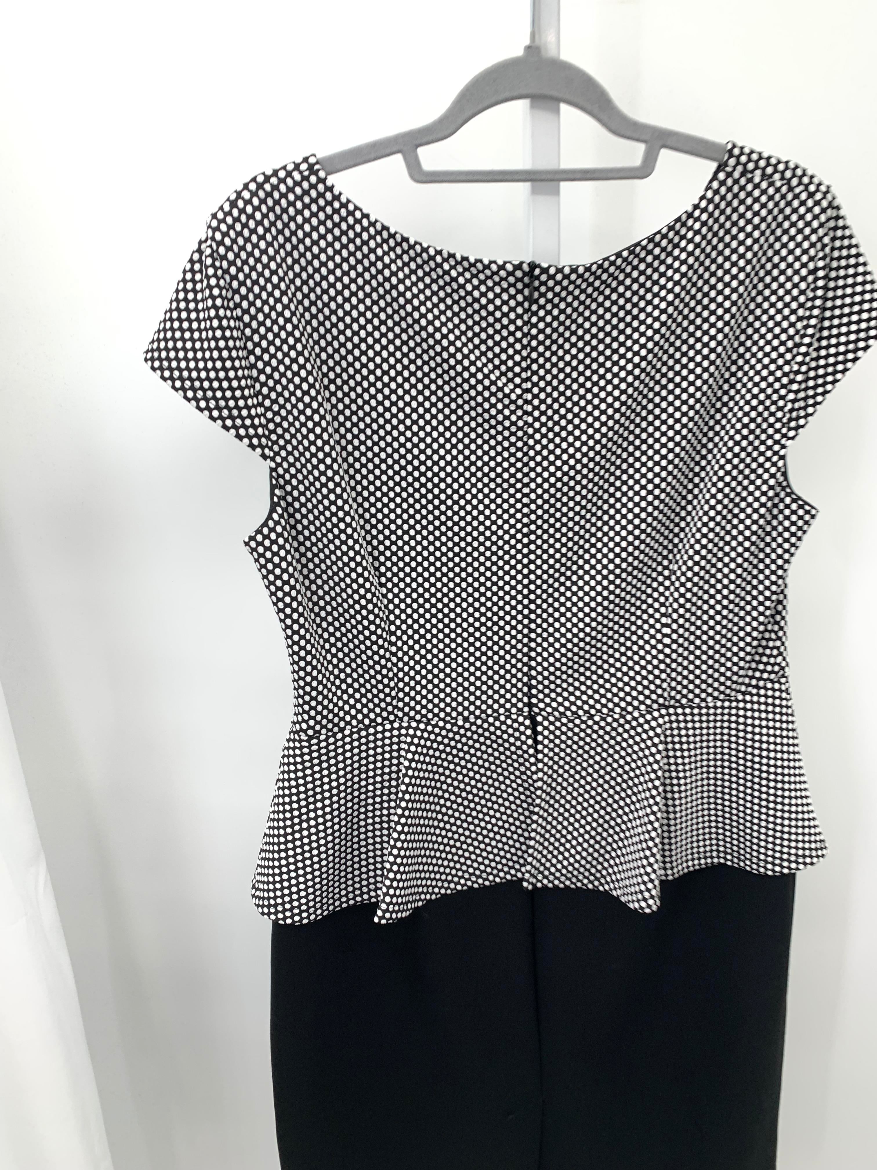 db Size 14 Petite Petite Short Sleeve Dress