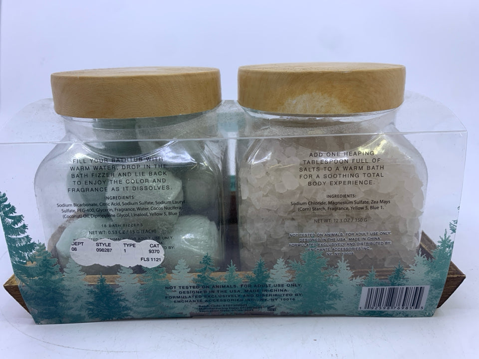 WINTER MINT BATH SET.