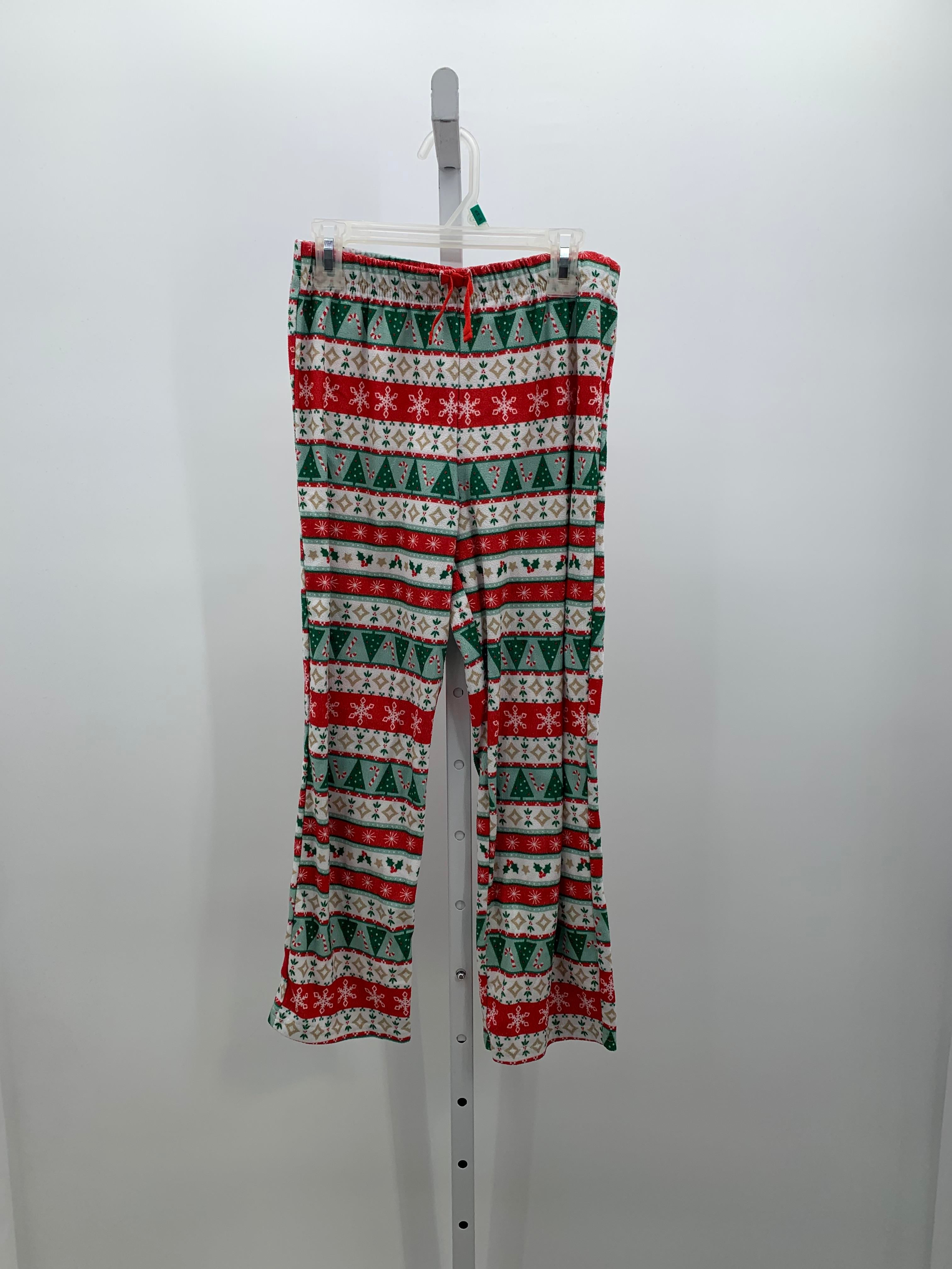 GREEN PATTERN STRIPES SLEEP PANTS