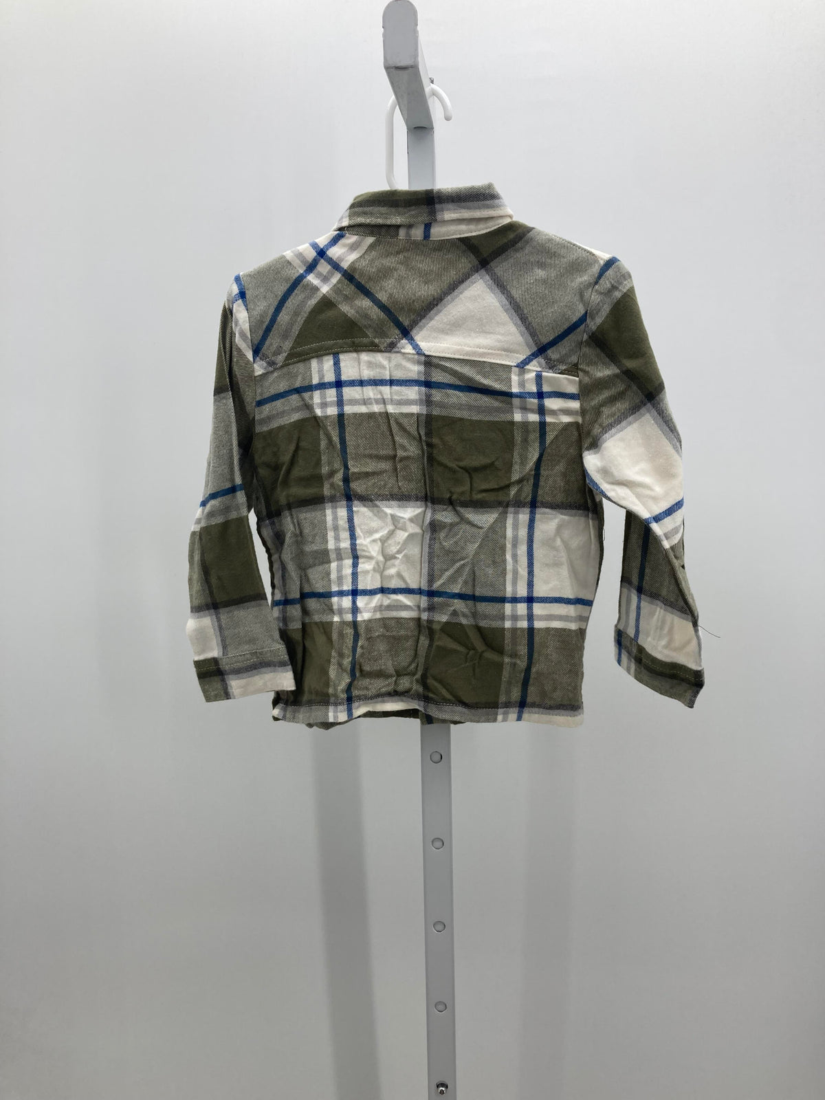 PLAID BTN DOWN