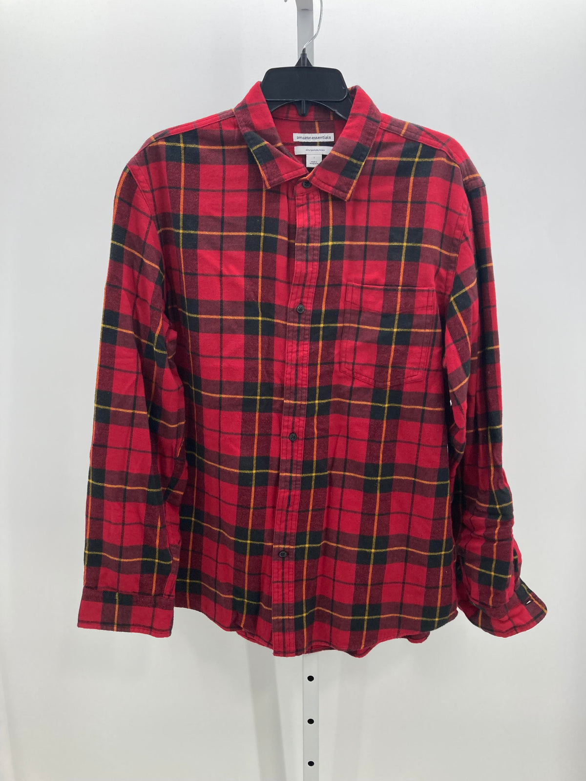 PLAID BTN DOWN