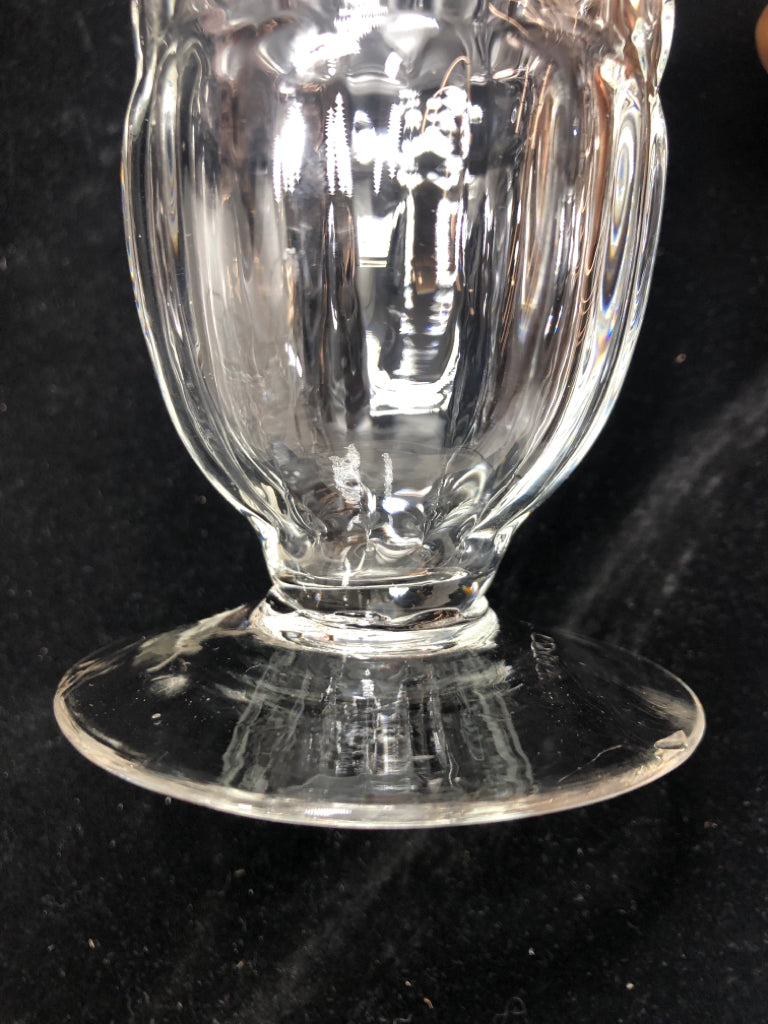 2 GLASS ICE CREAM FLOAT GLASSES.