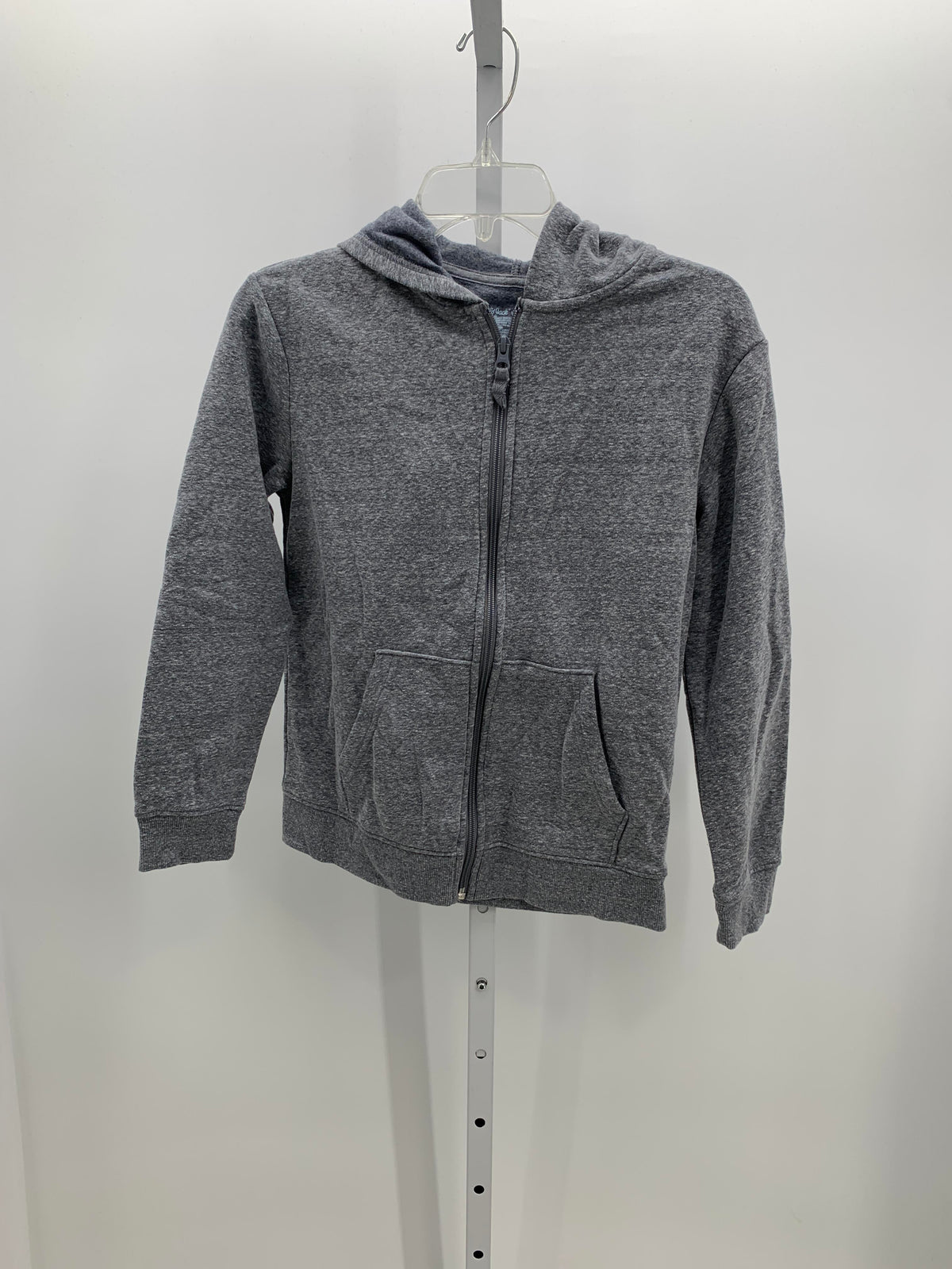 HOODED ZIP KNIT