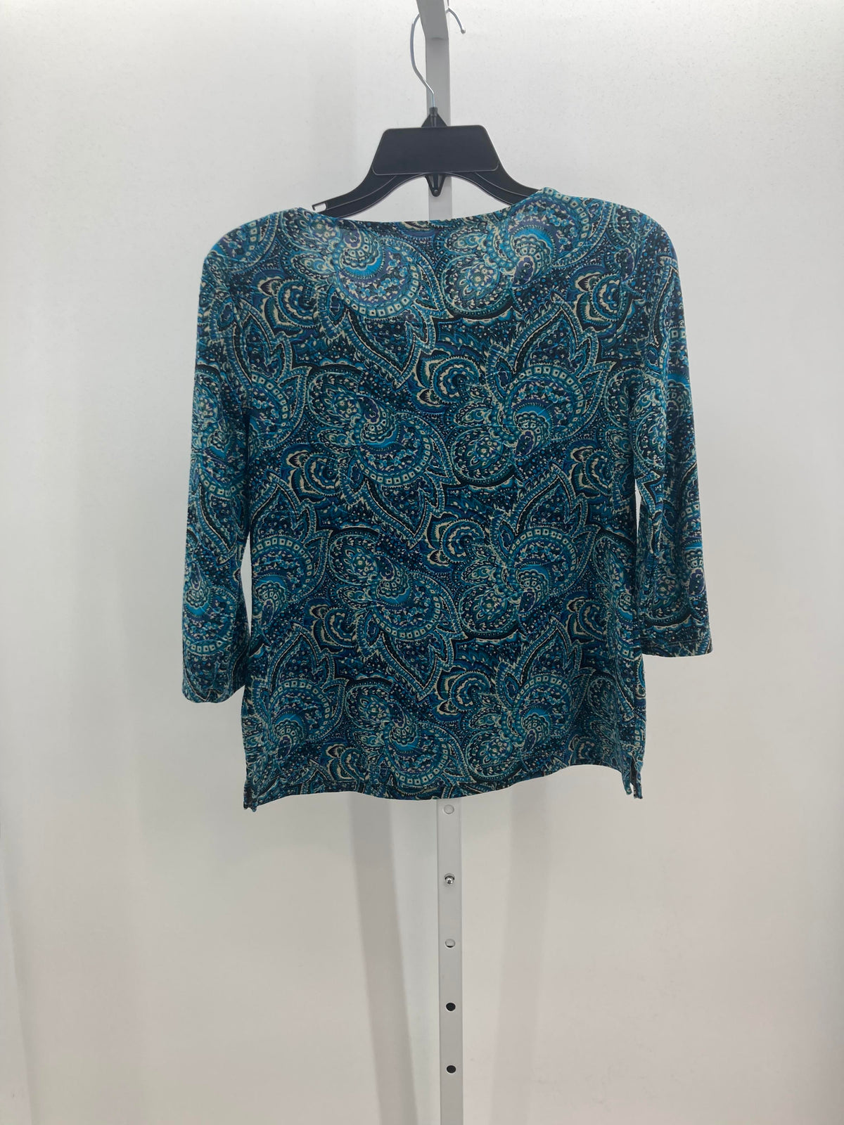 Croft & Barrow Size X Small Petite Petite 3/4 Sleeve Shirt