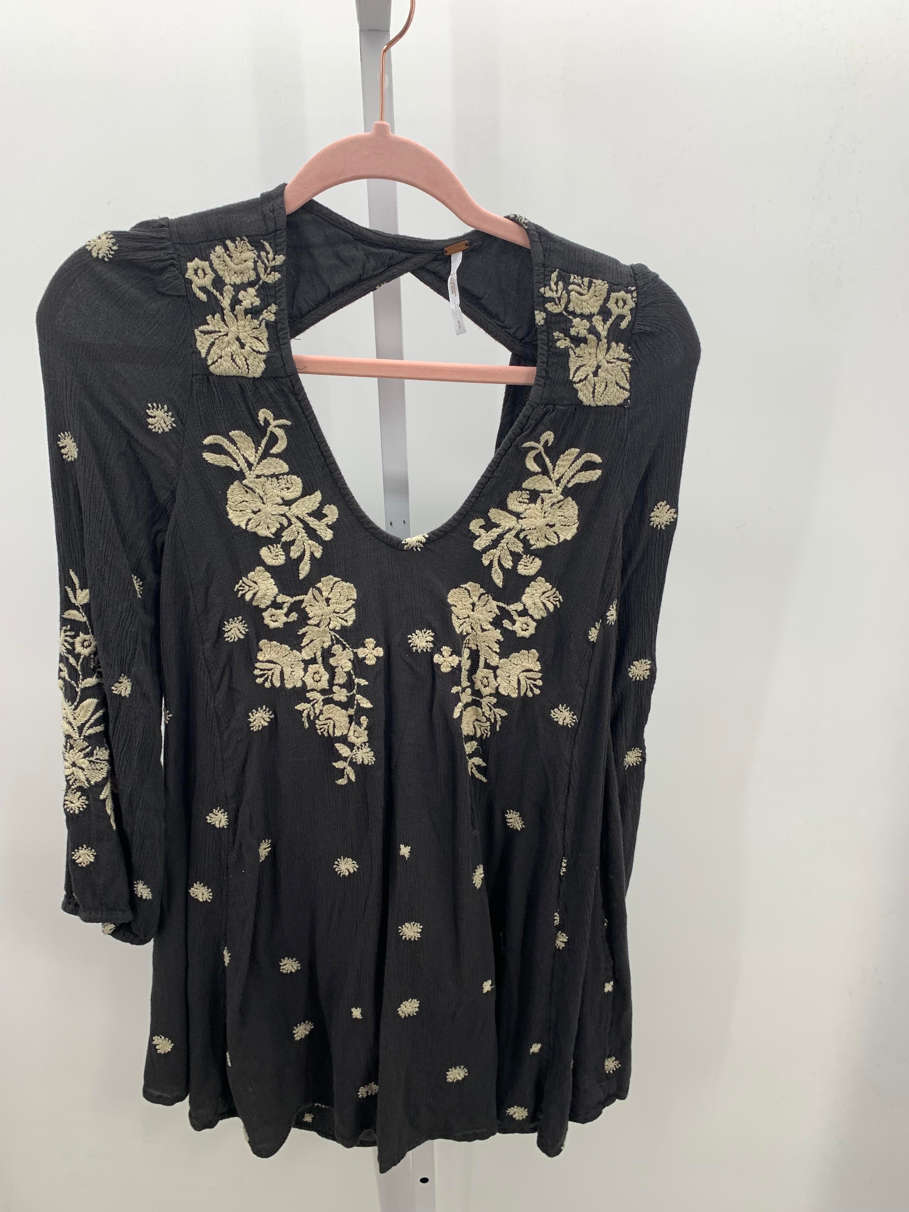 Free People Size Small Misses Long Sleeve Dress