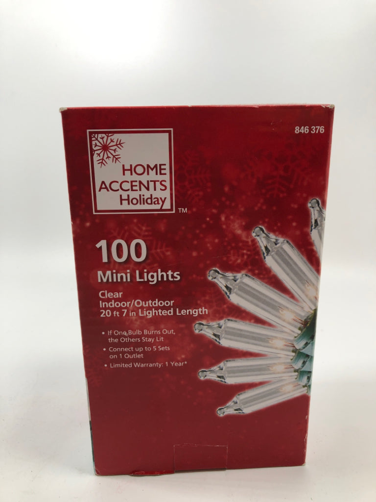 100 MINI CHRISTMAS LIGHTS IN BOX