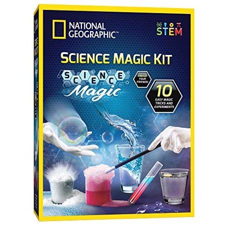 NATIONAL GEOGRAPHIC Magic Chemistry Set - Perform 10 Amazing Easy Tricks with Sc