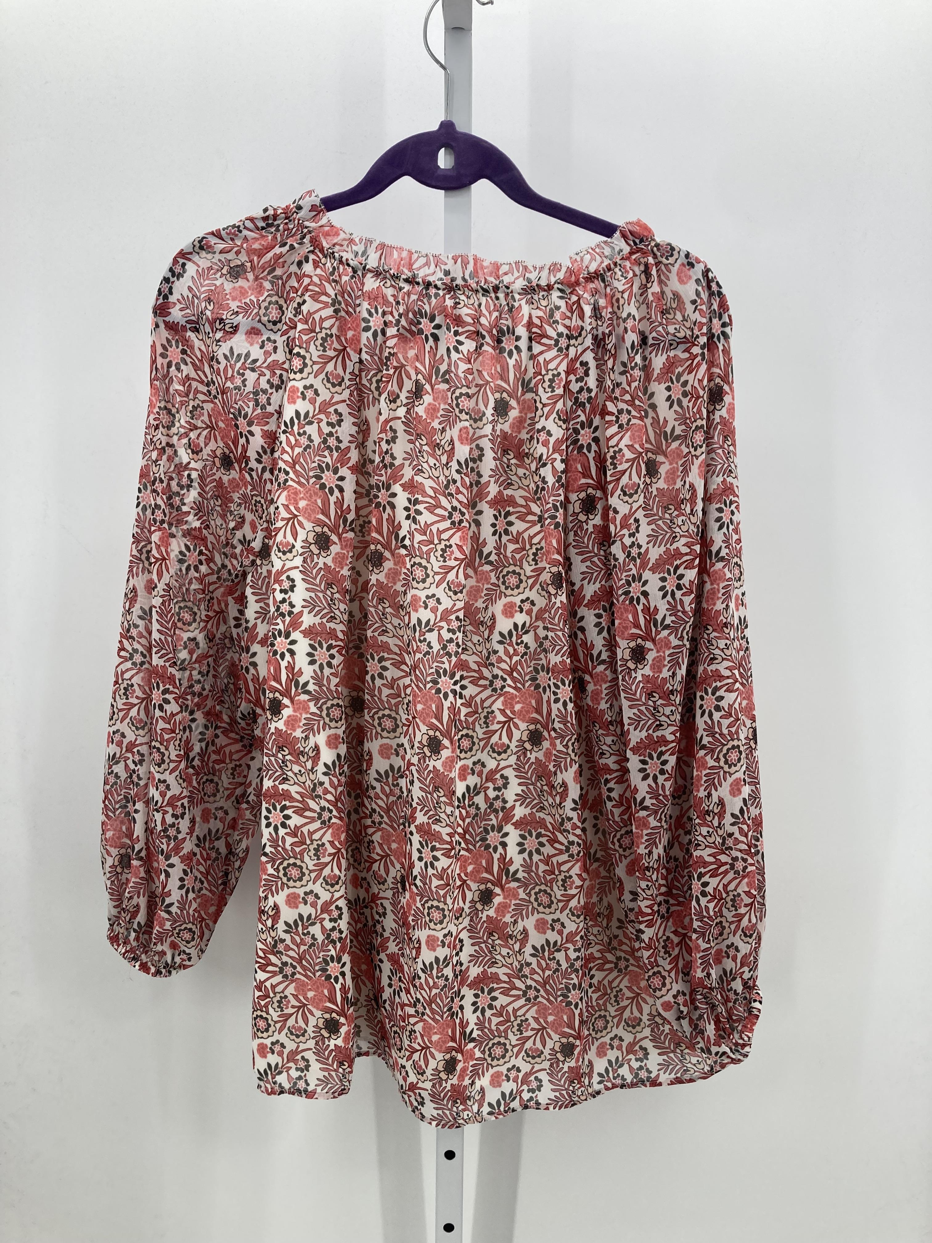 Talbots Size 1X Womens Long Sleeve Shirt