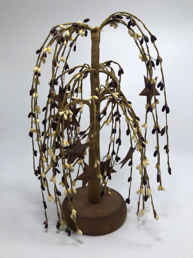 PRIMITIVE PIP BERRIES WILLOW TREE.