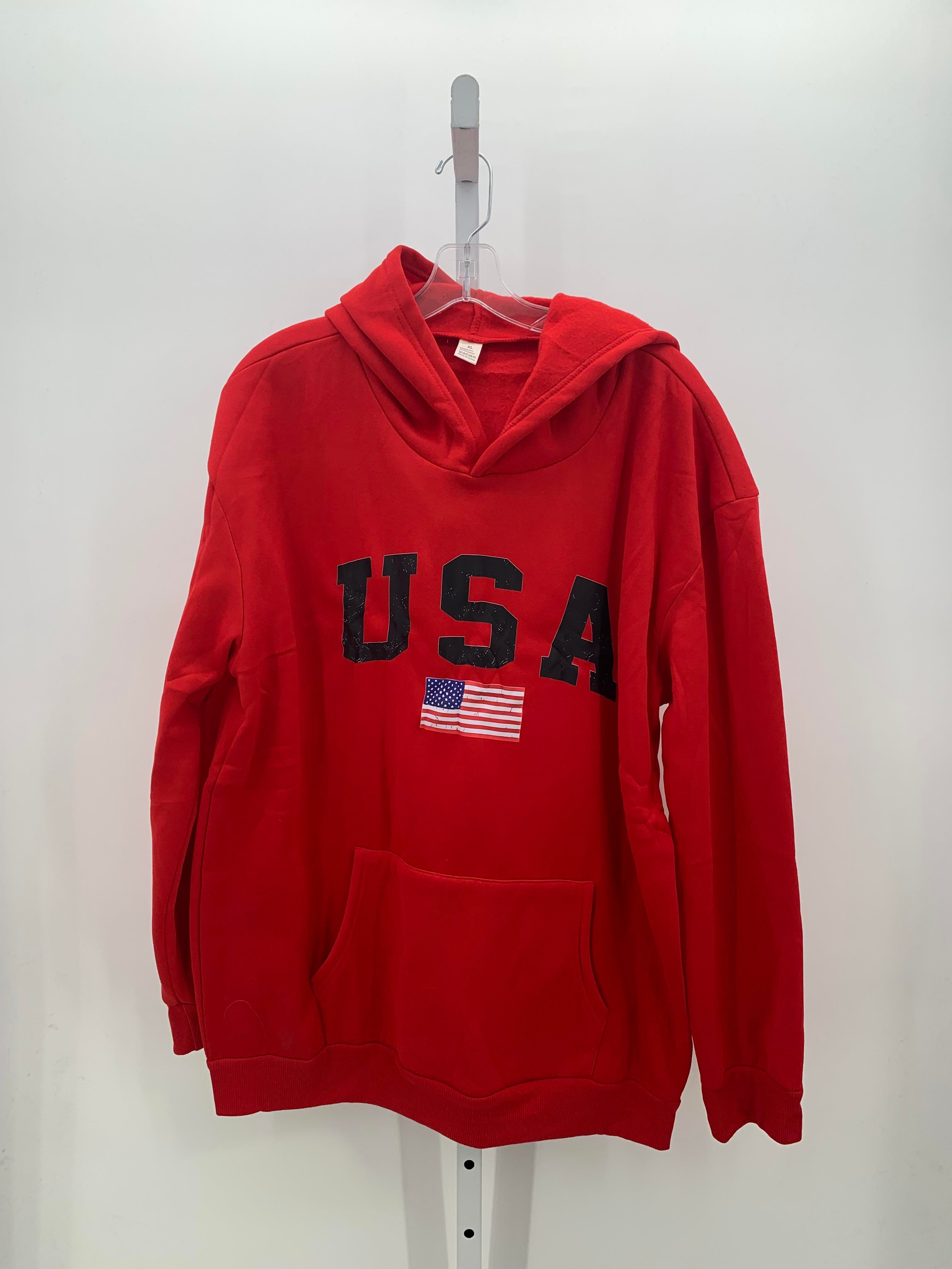 USA KNIT HOODED.