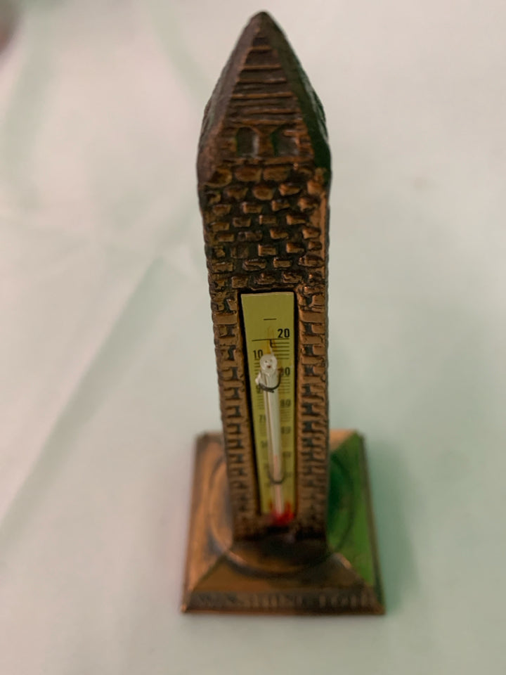 VTG WASHINGTON MONUMENT THERMOMETER.