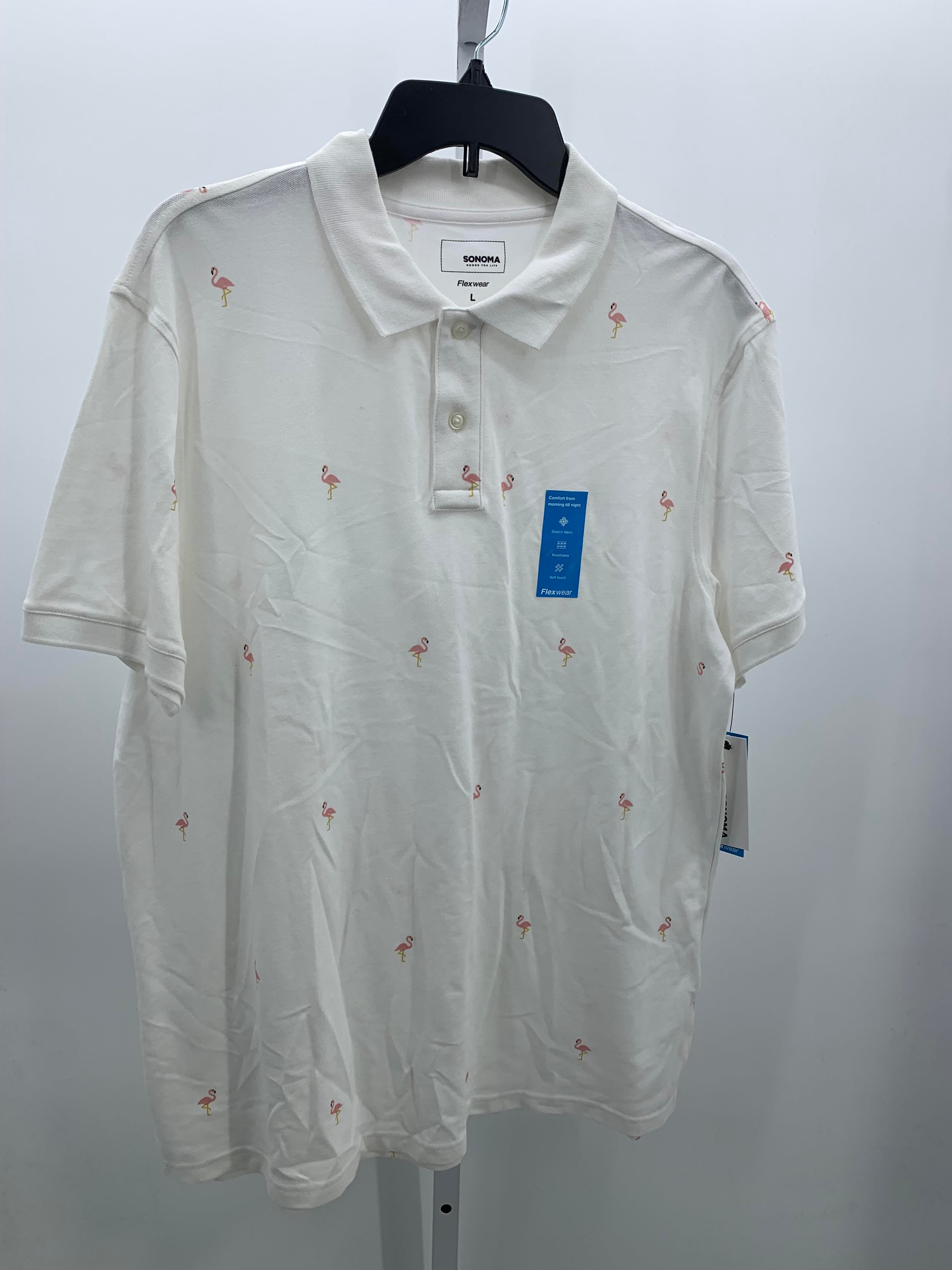 NEW FLAMINGOS KNIT POLO