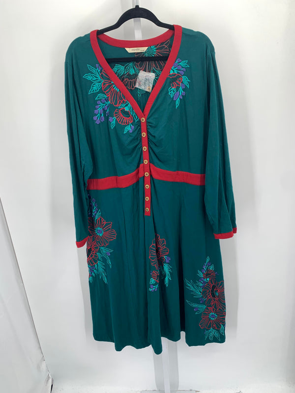 Size 3X Womens Long Sleeve Dress