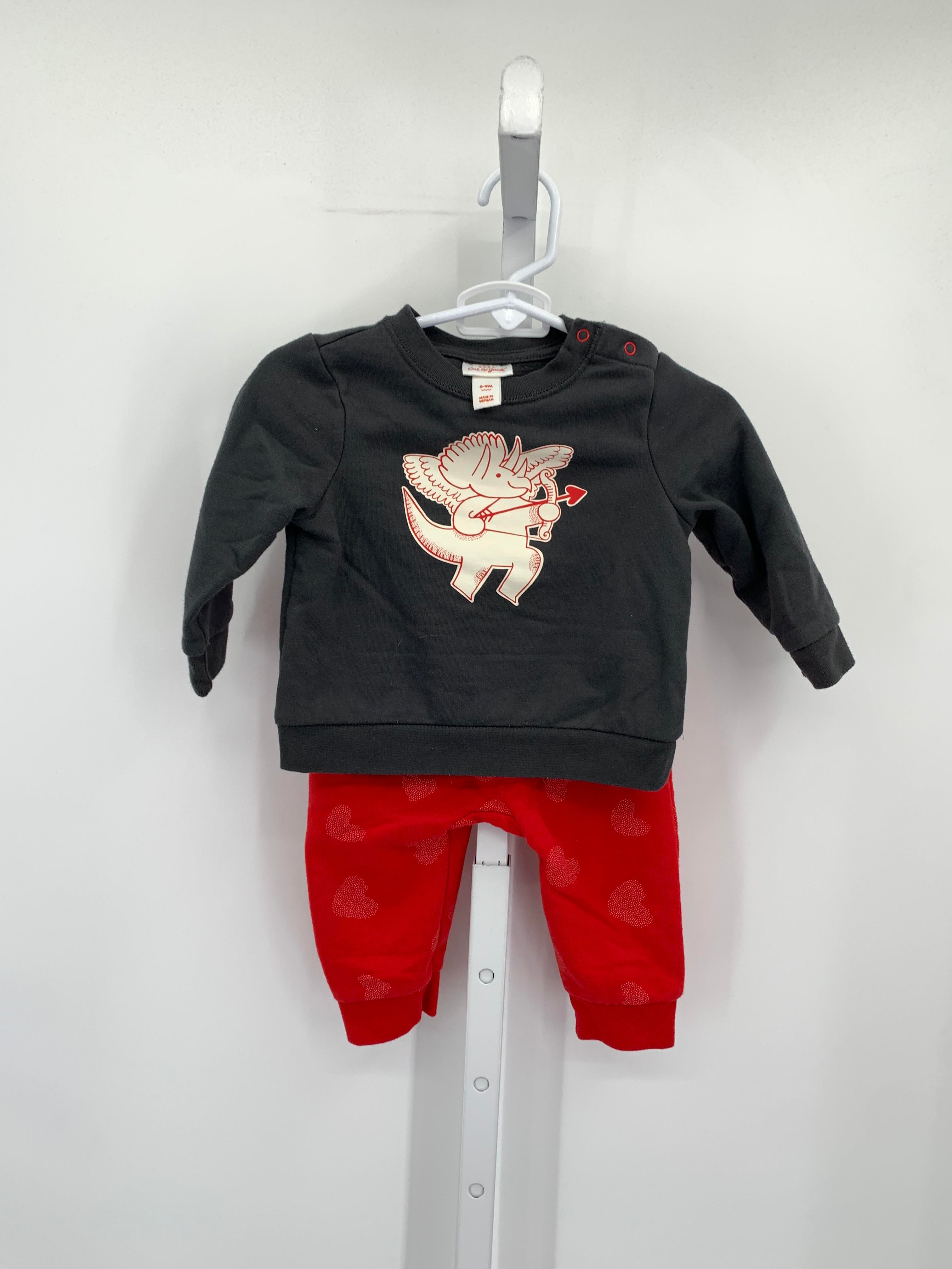 DINO CUPID SHIRT HEARTS PANTS