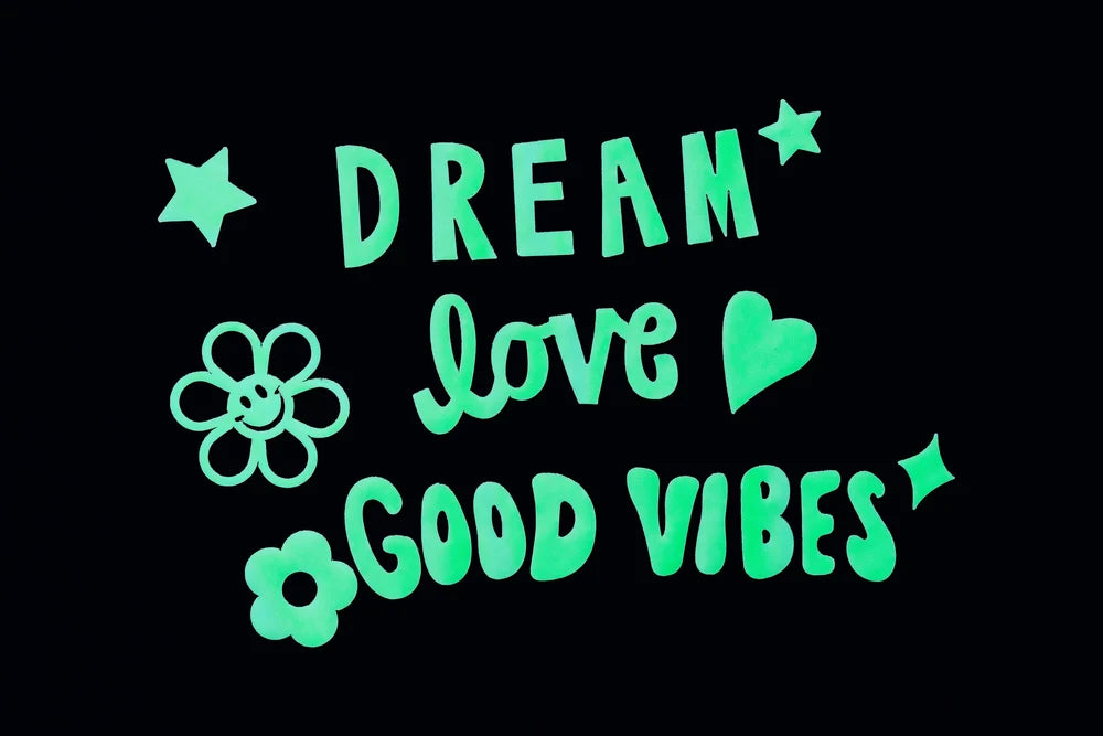 New GloPlay Good Vibes Stickers