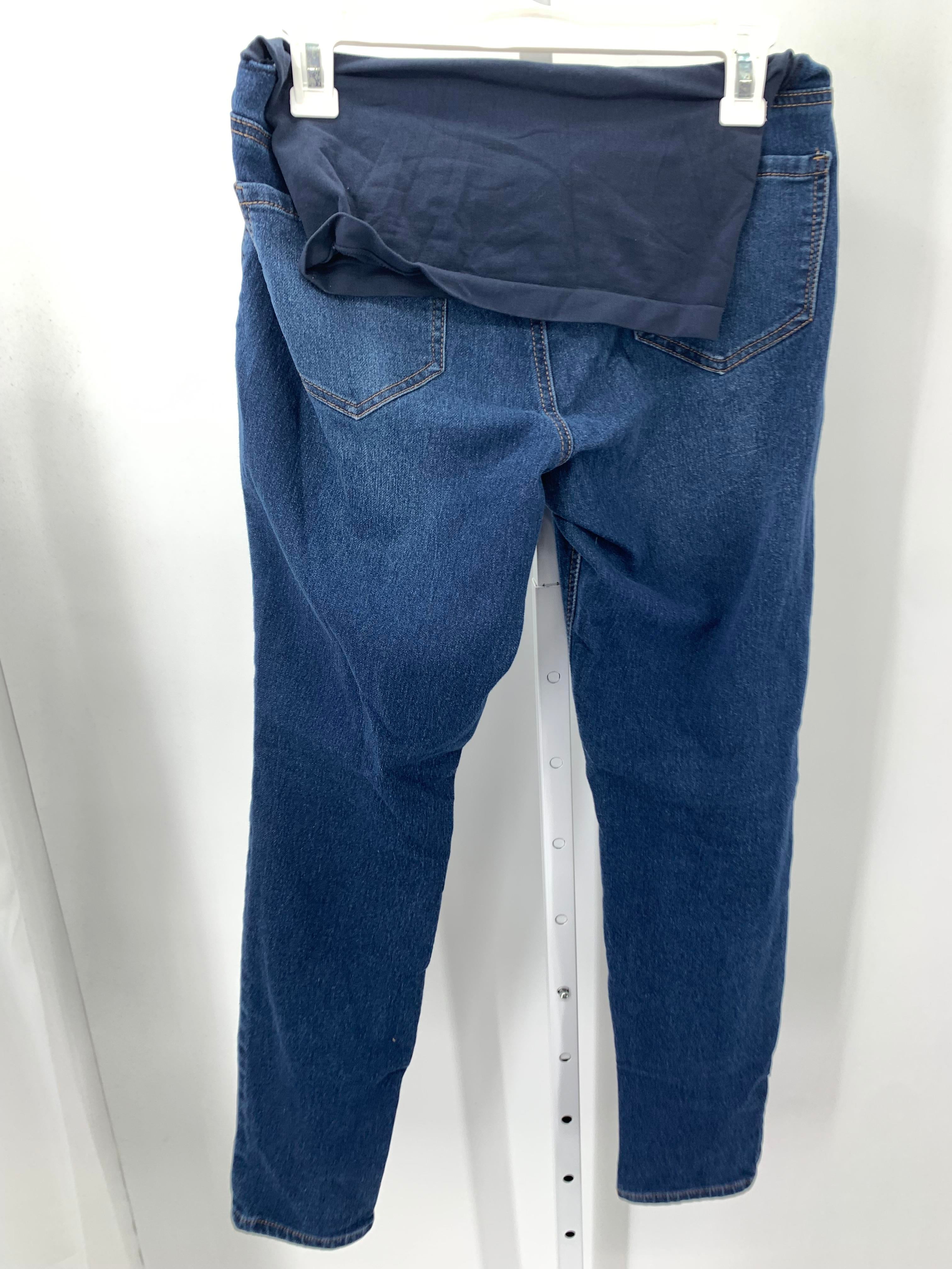 Indigo Blue Size Large Maternity Jeans