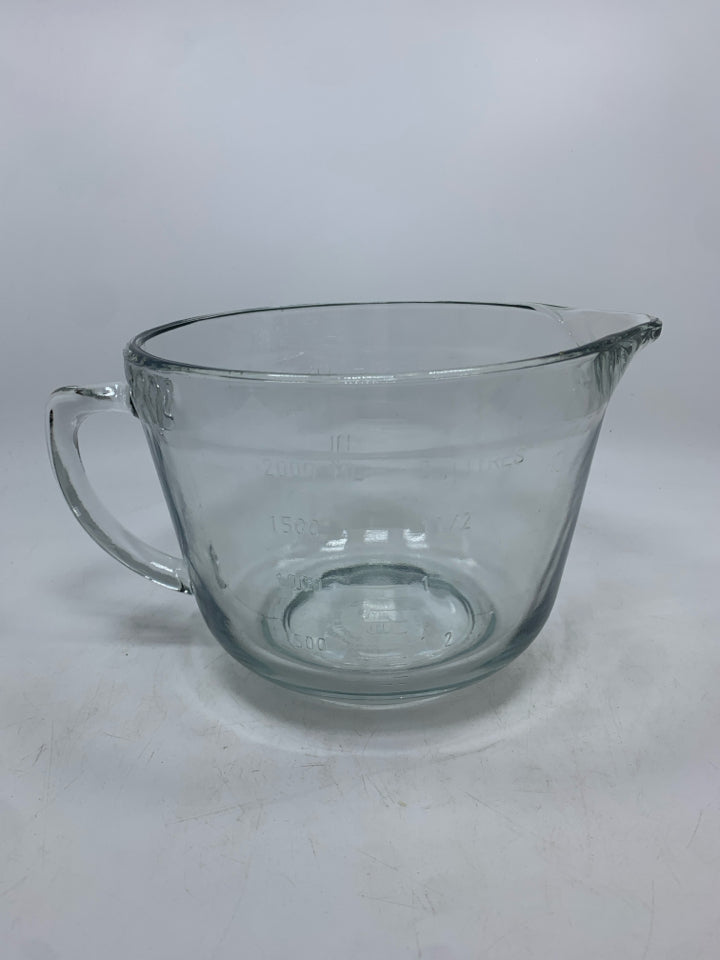 ANCHOR HOCKING LG GLASS MEASURING CUP.