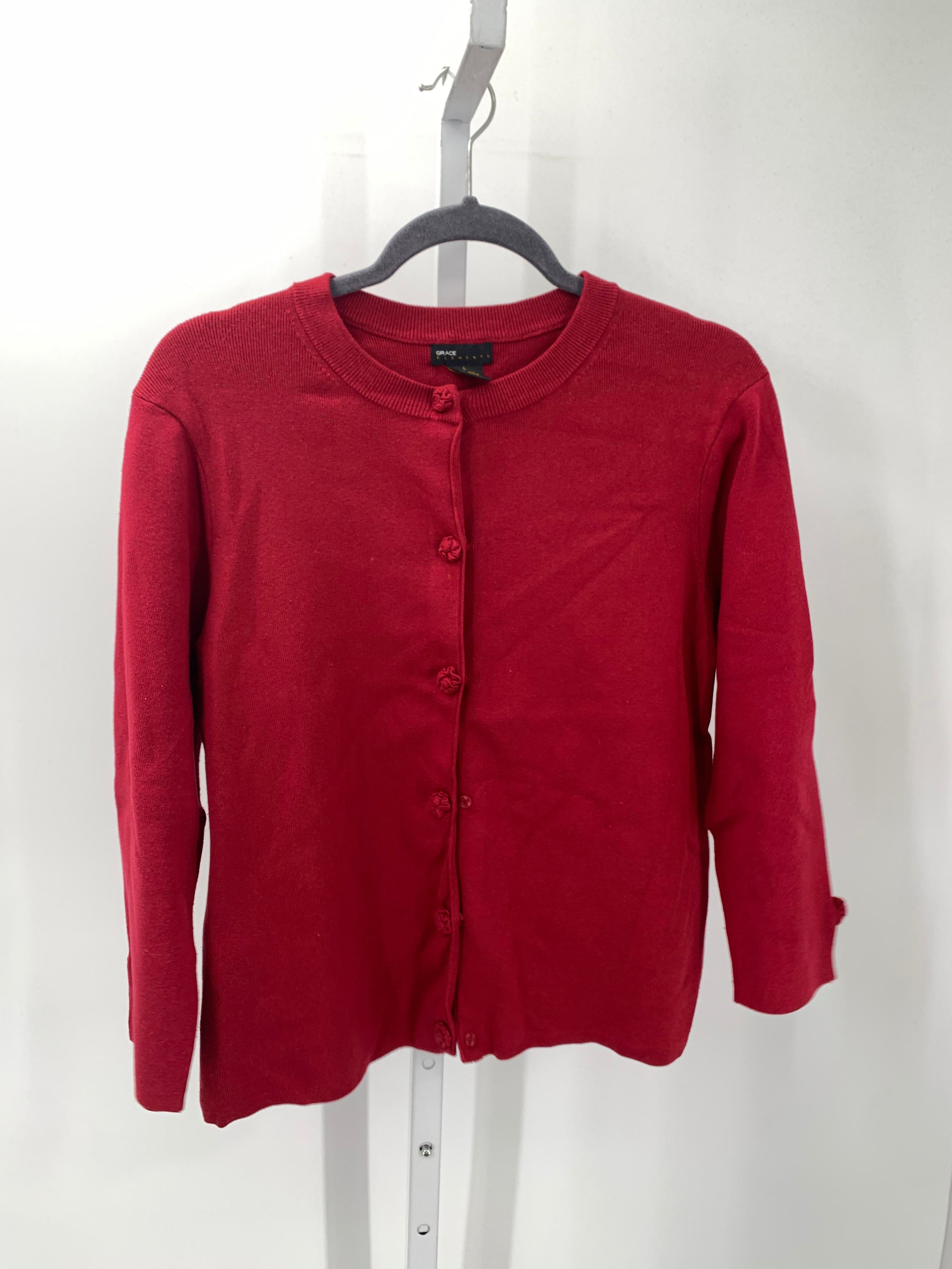 Grace Elements Size Large Misses 3/4 Sleeve Sweater