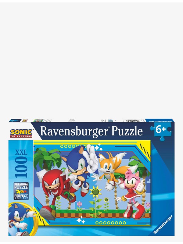 Sonic the Hedgehog: Kunckles, Sonic, Tails, Amy - 100 XXL Pieces -