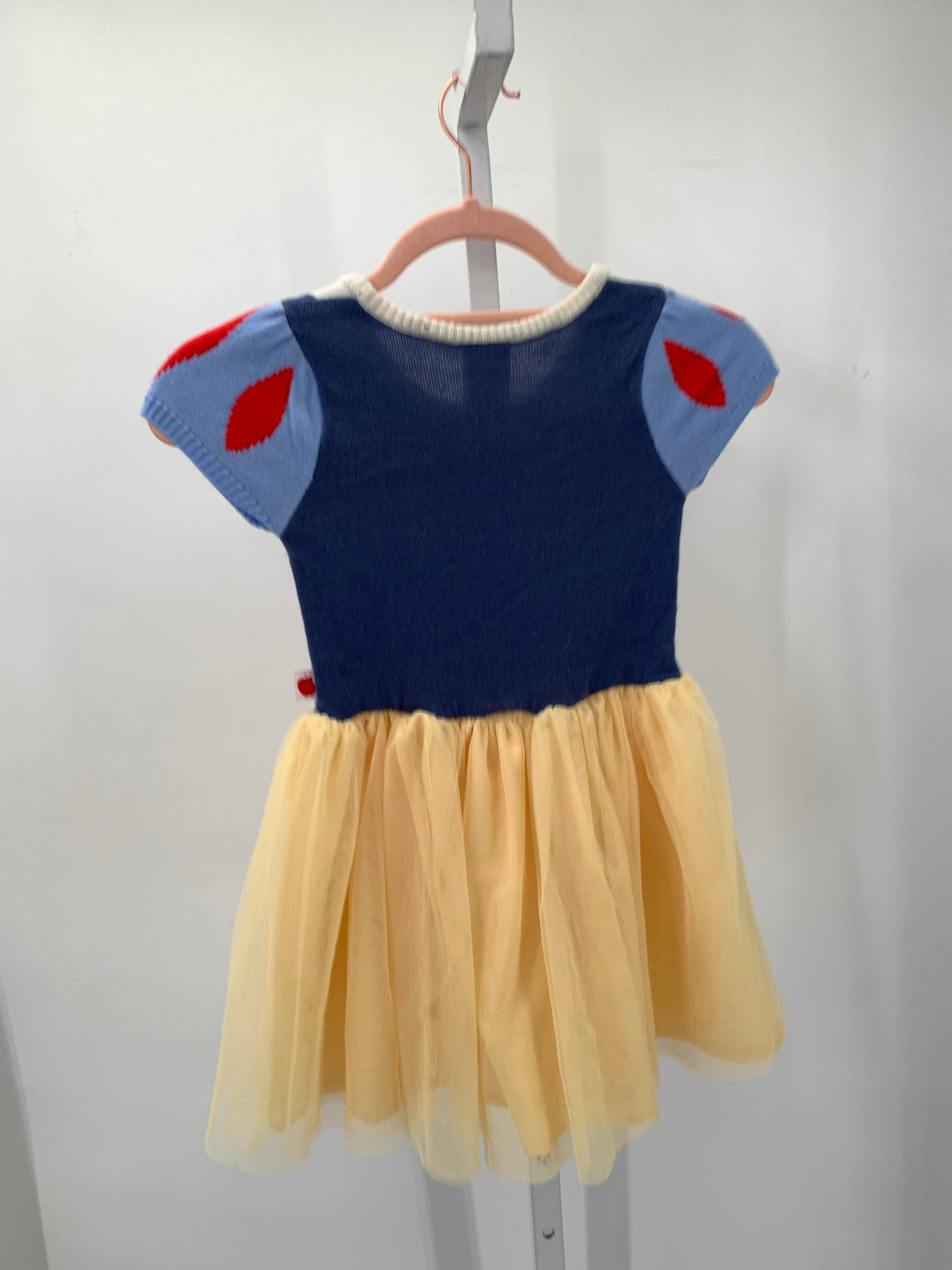Disney Princess Size 5T Girls Short Sleeve Dress