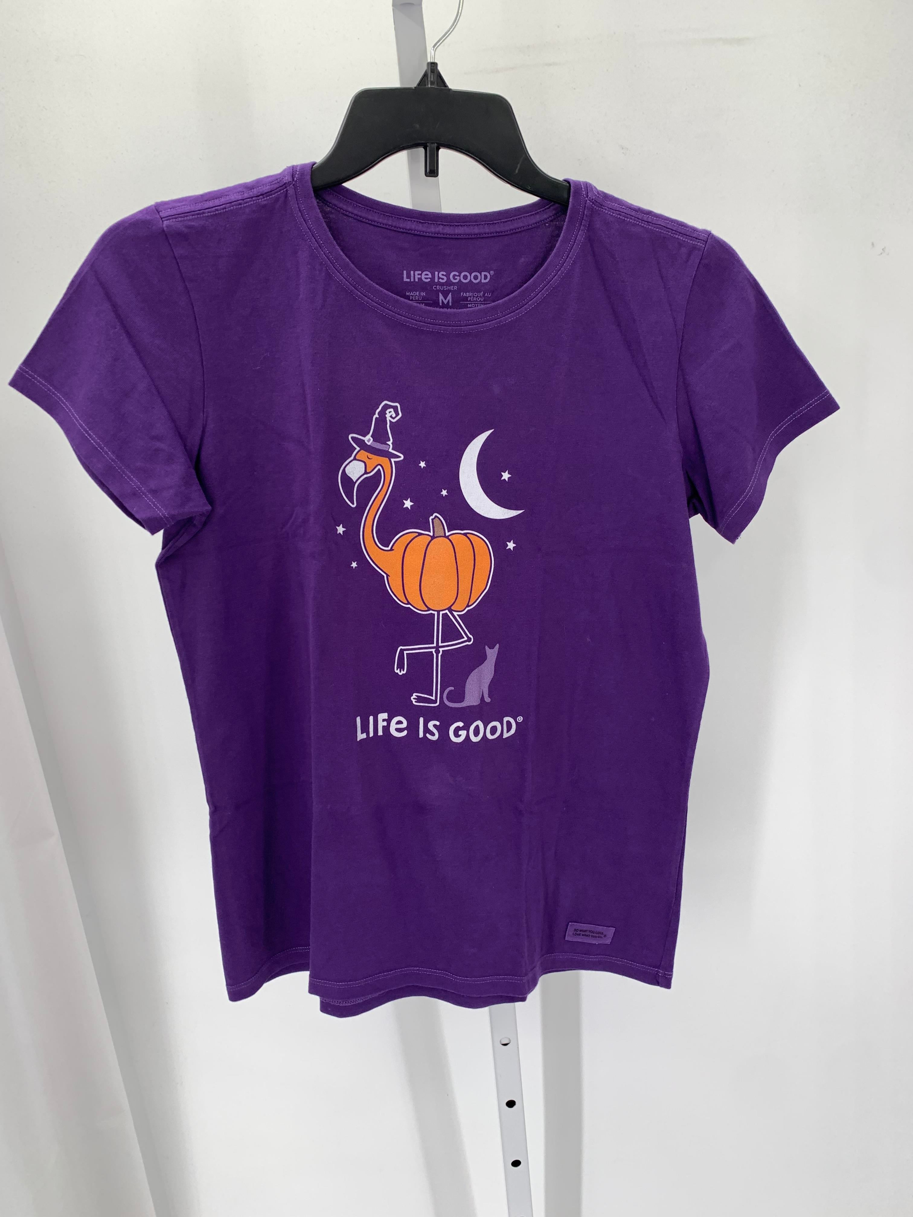 SHORT SLV SHIRT FLAMINGO PUMPKIN