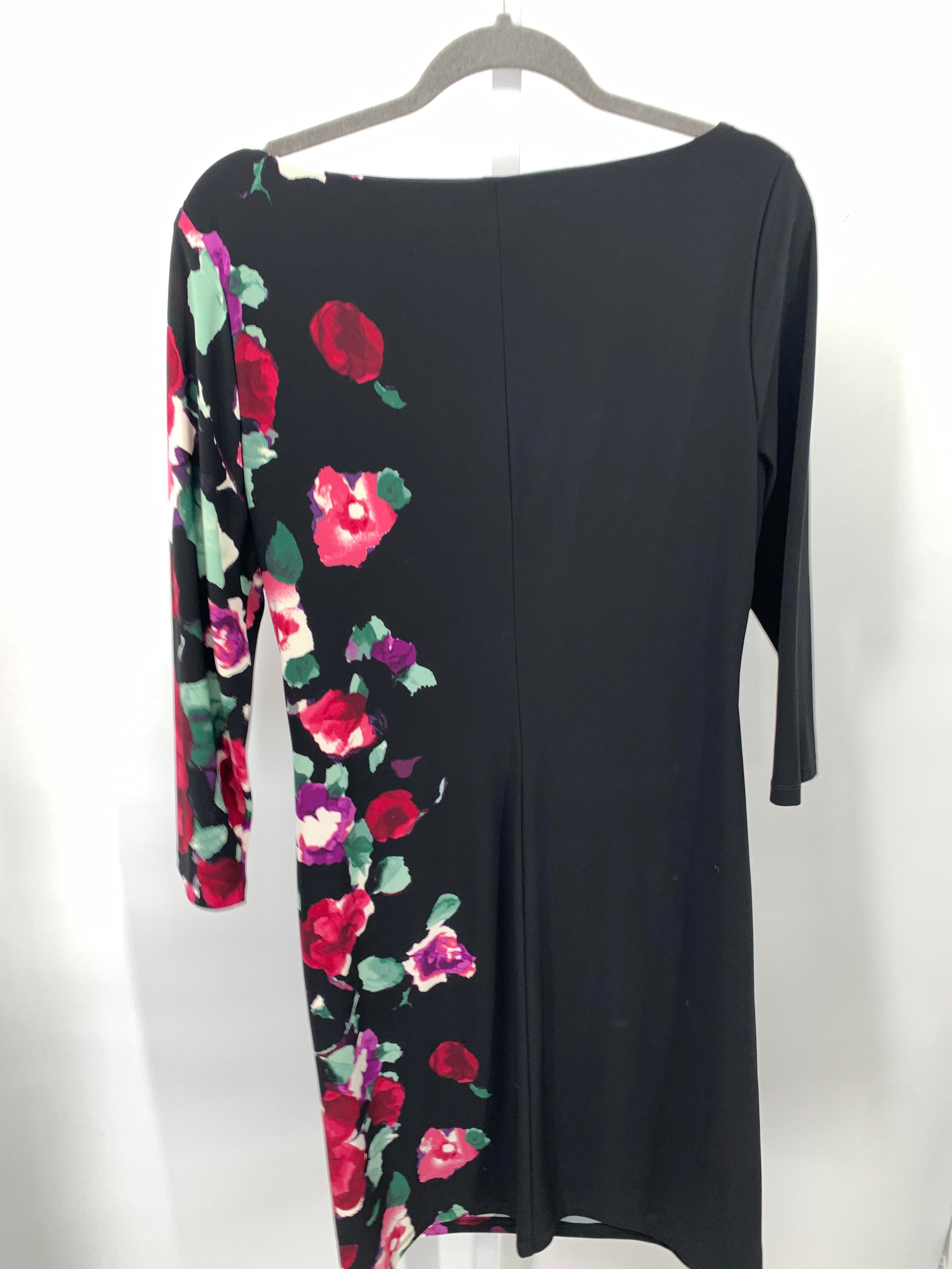 Ralph Lauren Size 12 Misses Long Sleeve Dress