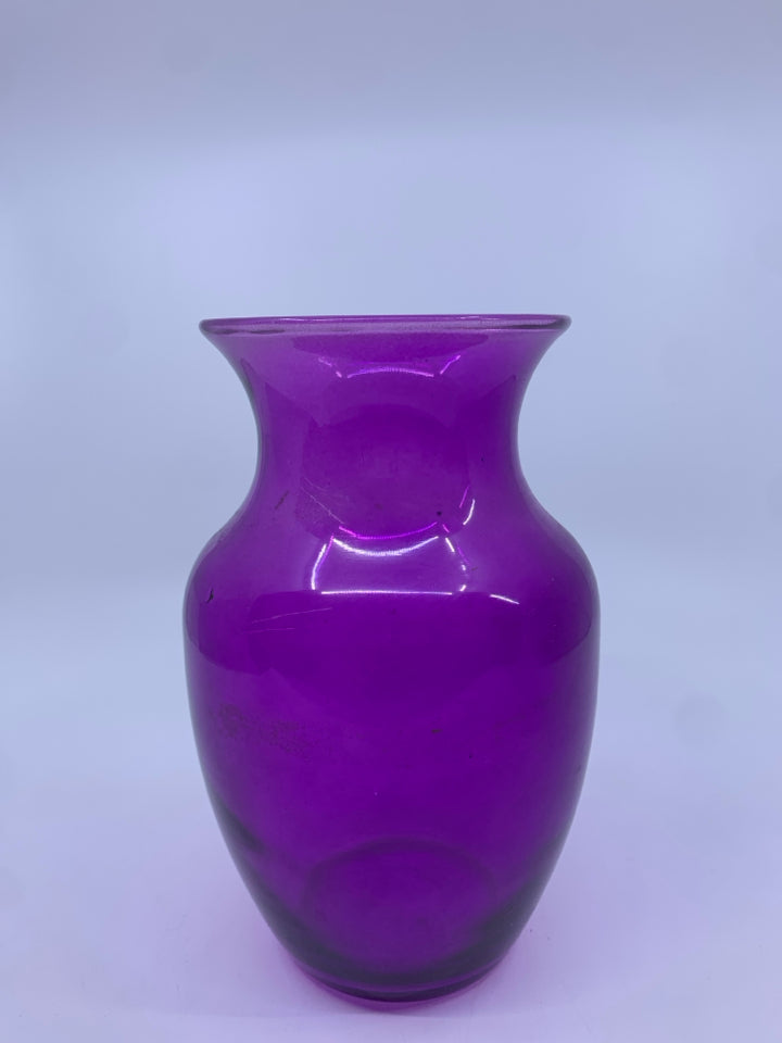 PURPLE VASE FLARE TOP.