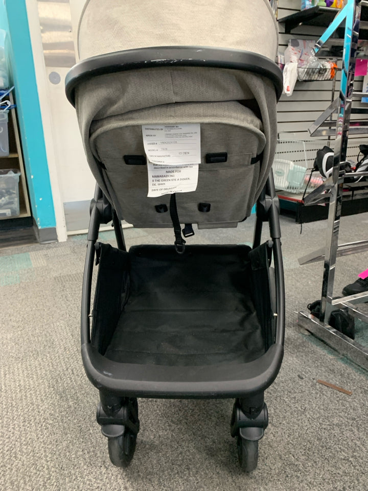 Mompush Wiz 2-in-1 Baby Stroller with Bassinet Mode, Reversible Seat and Large C