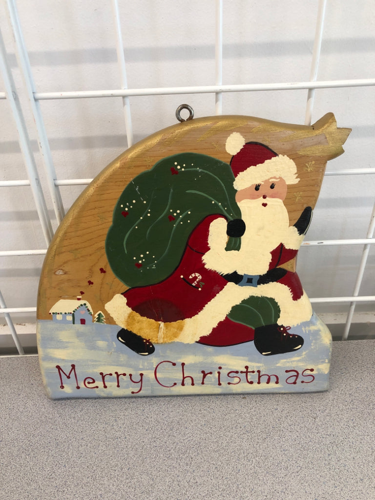 MERRY CHRISTMAS WOOD SIGN.