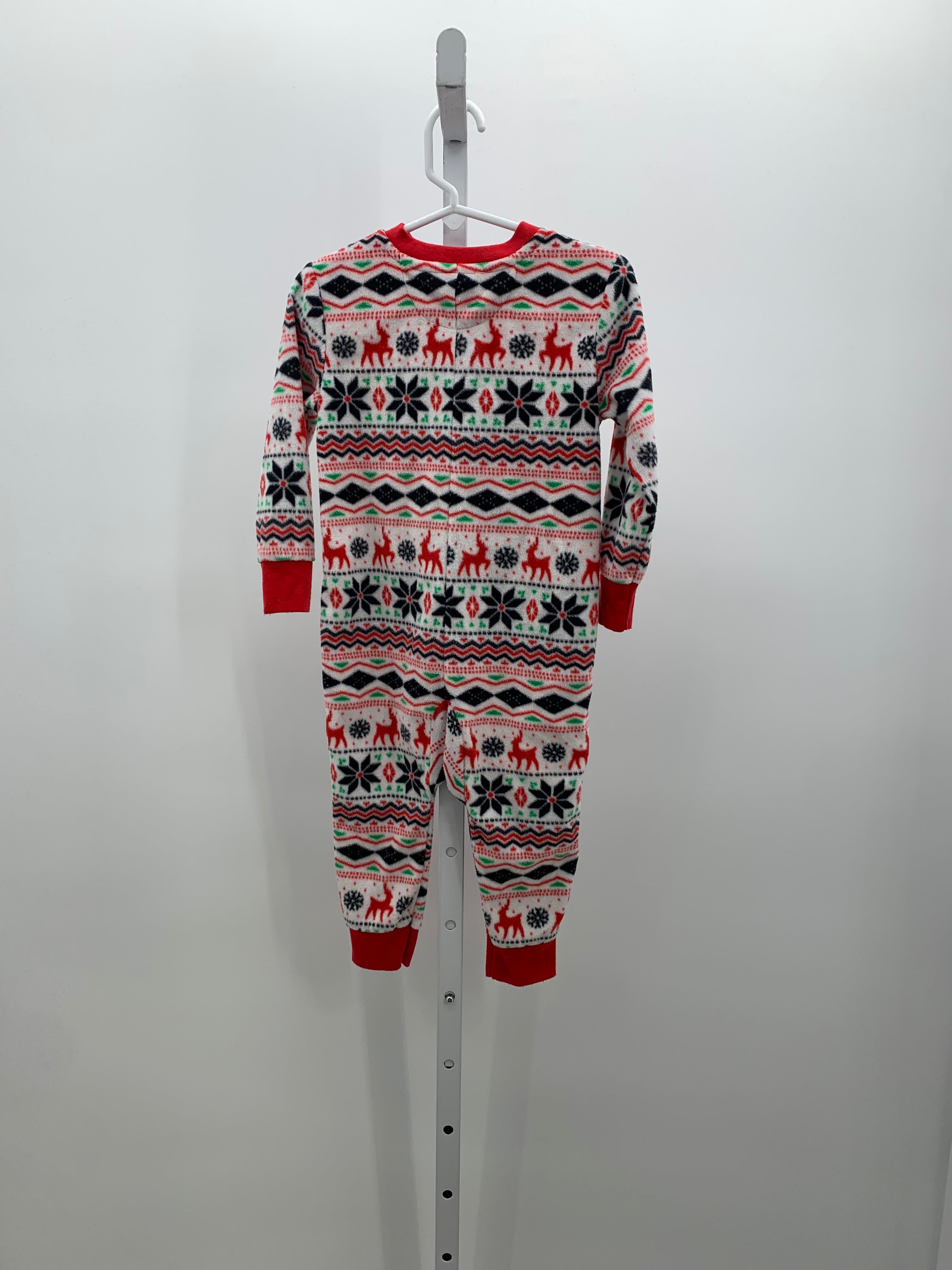 FLEECE SLEEPER REINDEER SNOW FLAKES.
