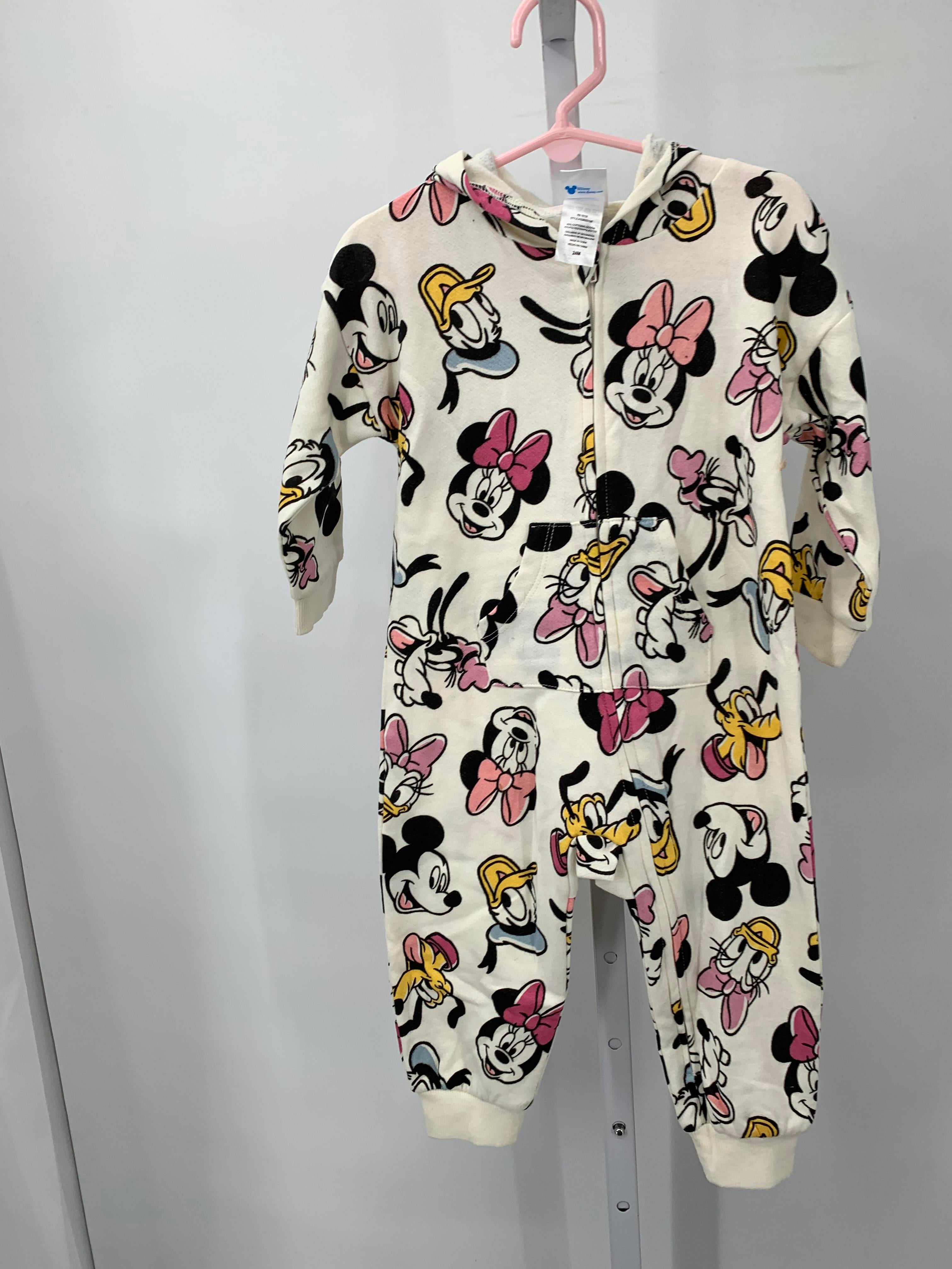 Disney Size 24 Months Girls Long Slv. Romper