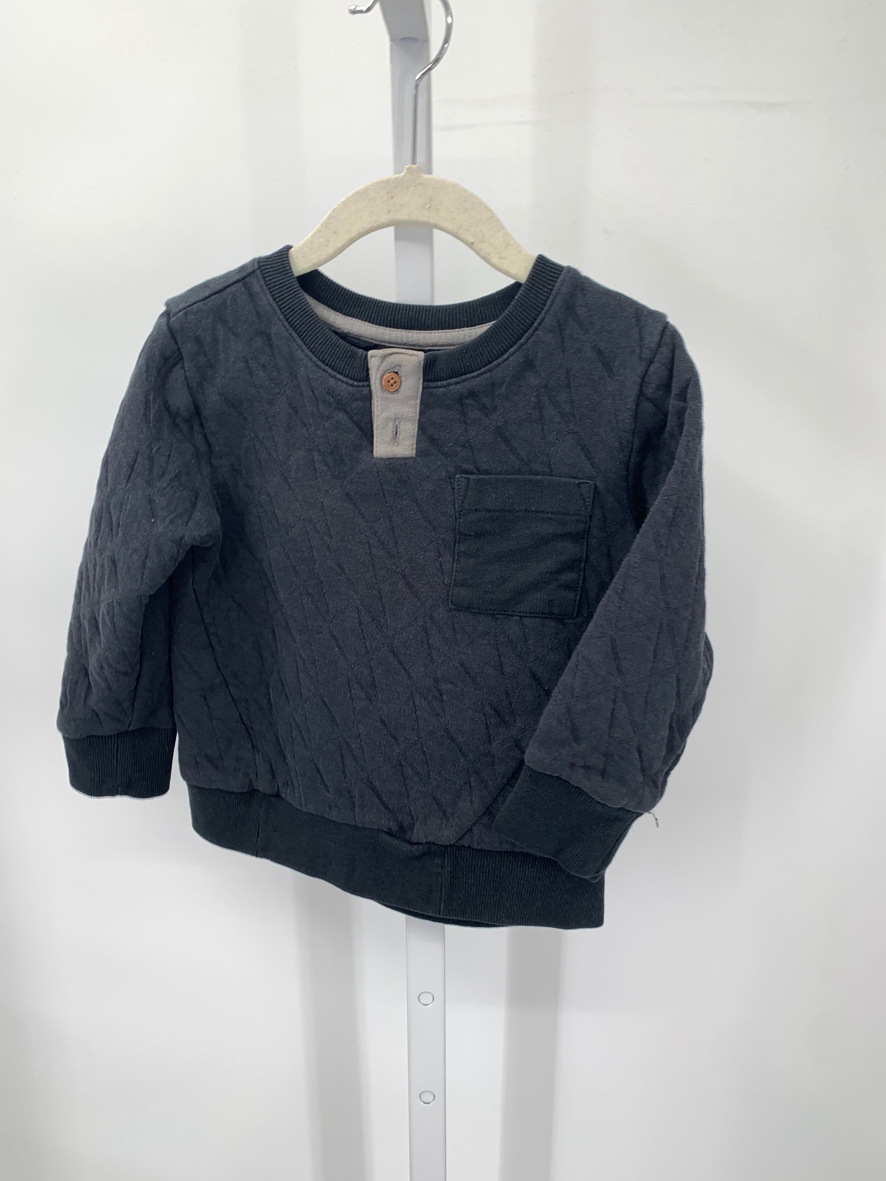 HENLEY KNIT SWEAT SHIRT