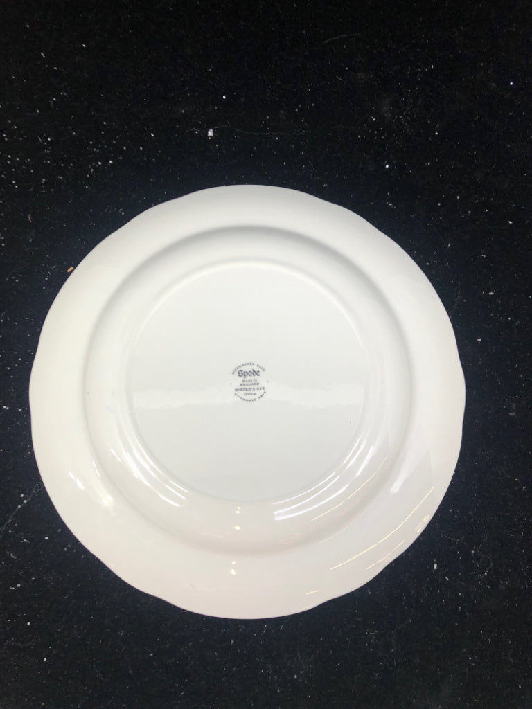 RED SPODE WINTER SCENE PLATE.