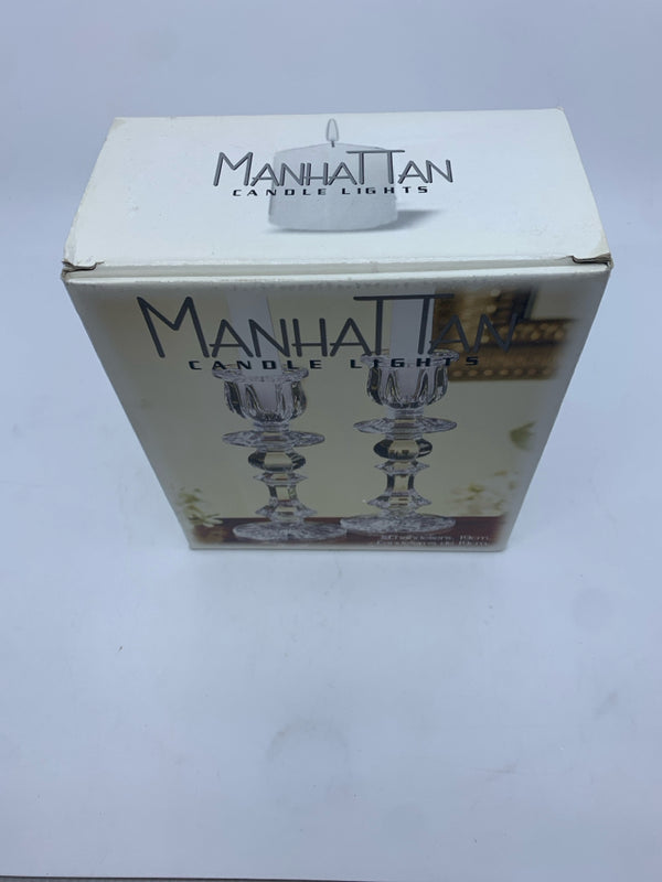 NIB MANHATTAN CANDLE LIGHTS.