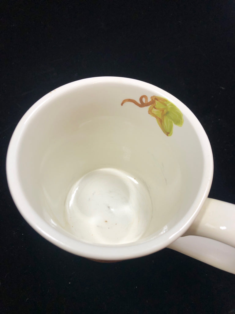 WATERCOLOR PUMPKIN COFFEE MUG.