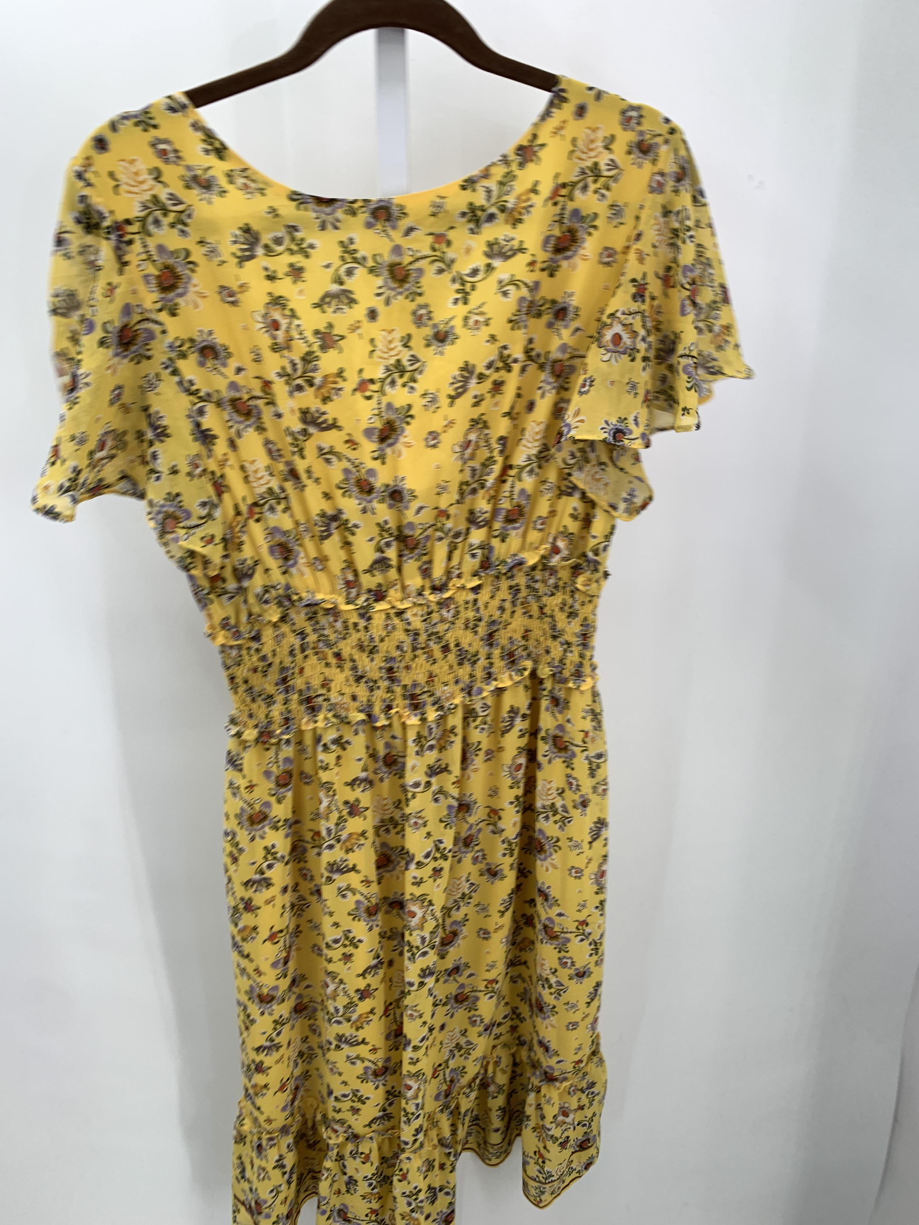 Max Studio Size Large Misses Short Sleeve Dress