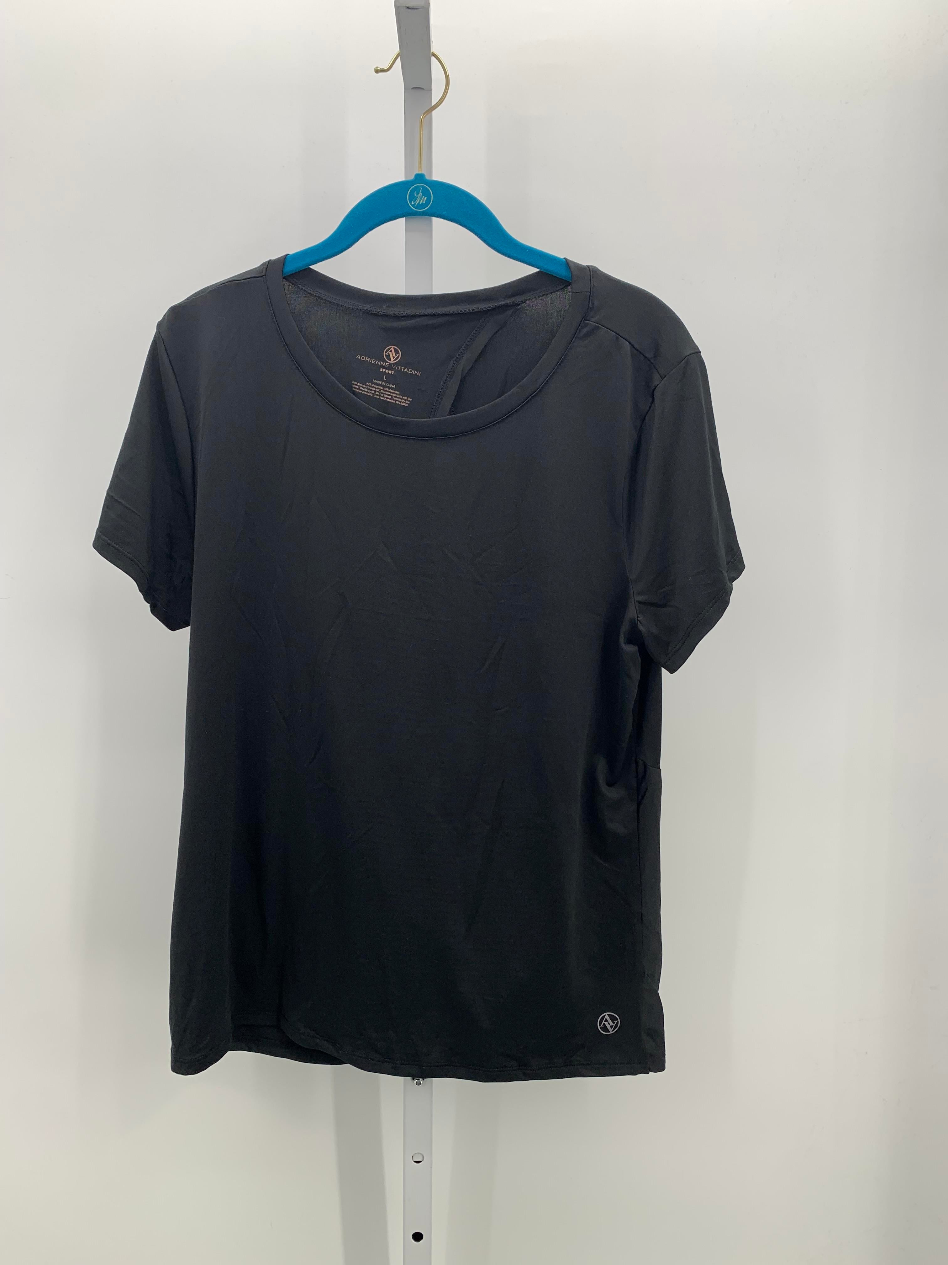 Adrienne Vittadini Size Large Misses Short Sleeve Shirt